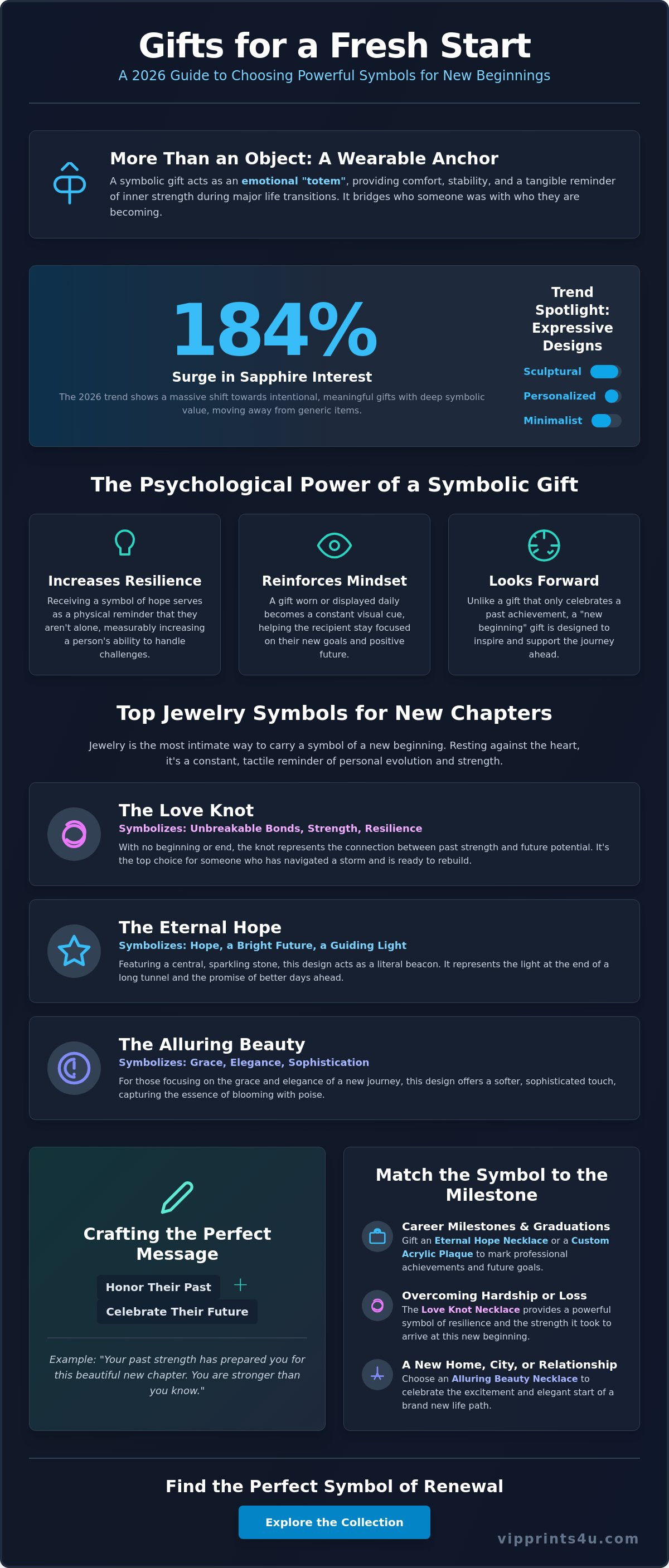 Gifts that symbolize new beginnings