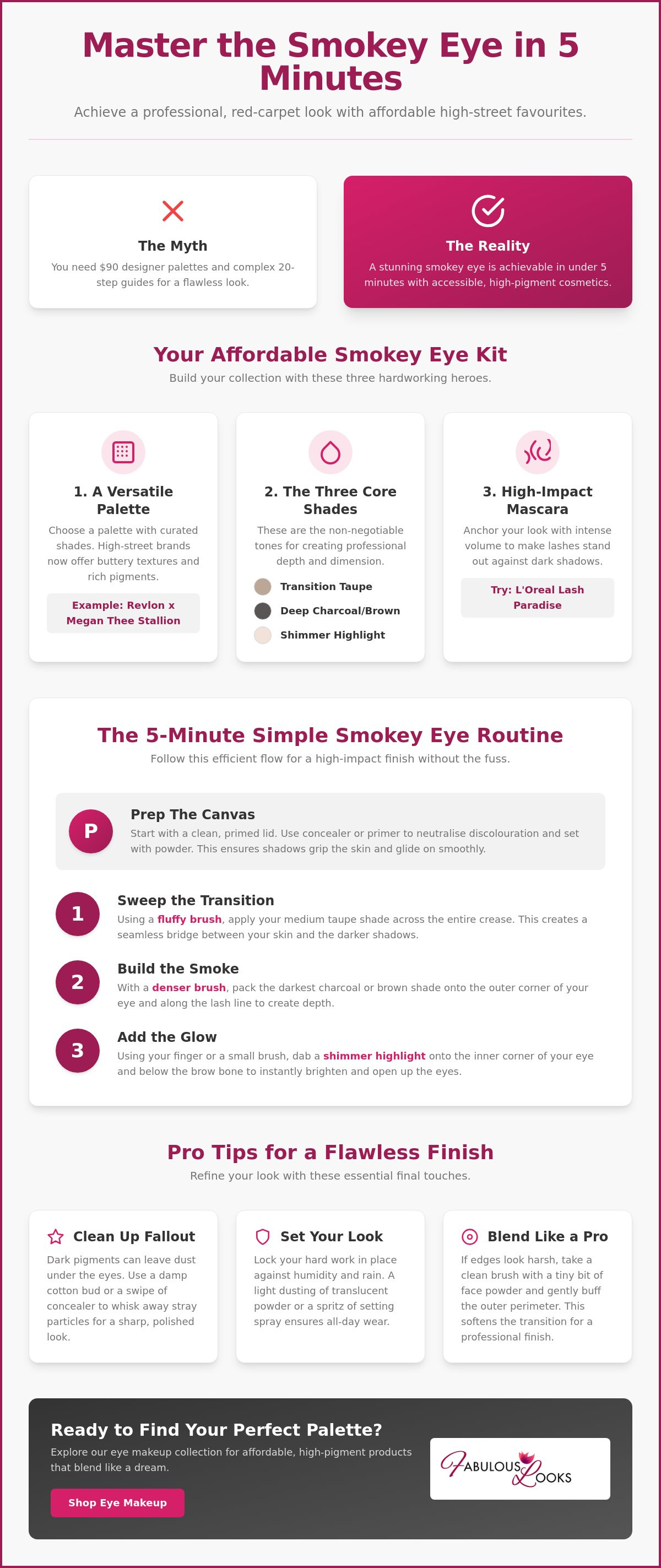 Simple smokey eye tutorial