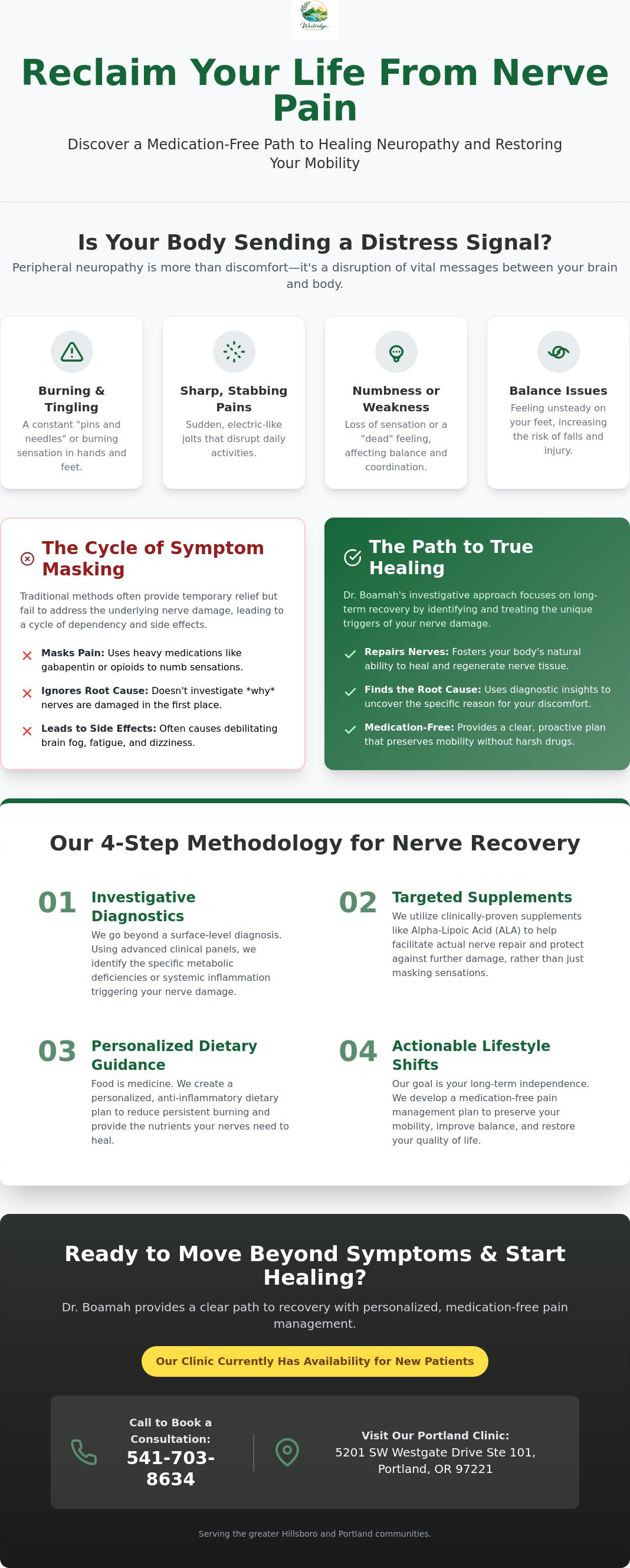 Neuropathy natural treatment Hillsboro