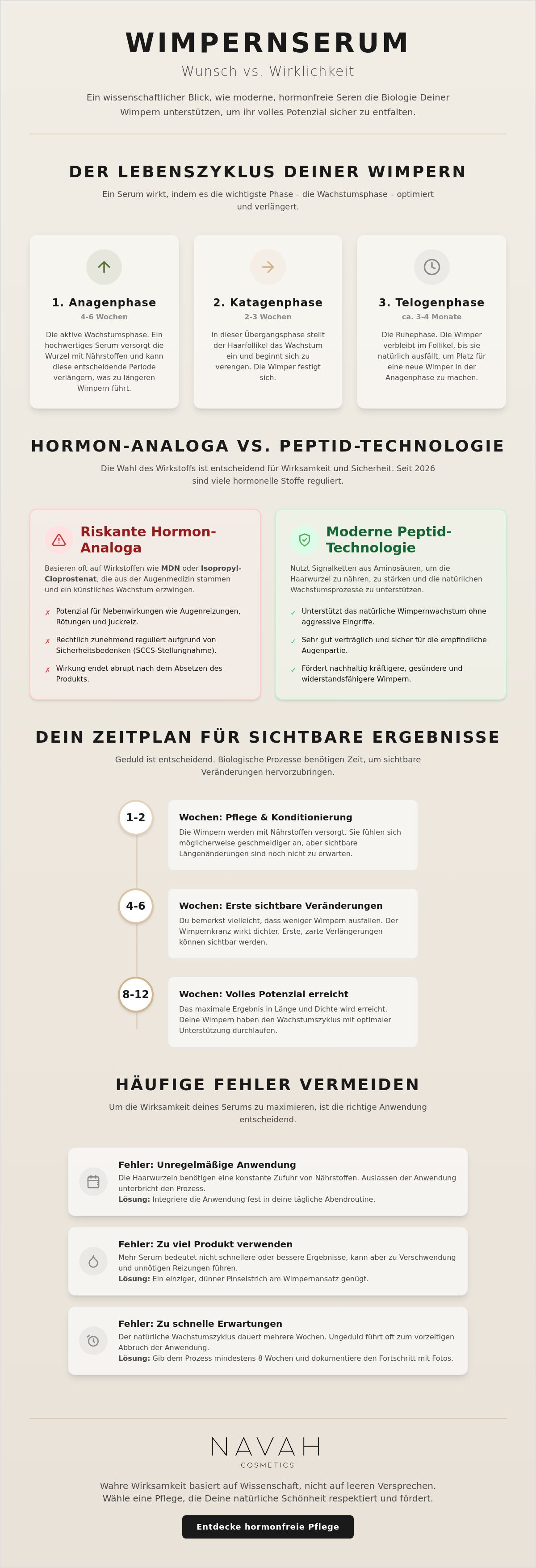 Wimpernserum wirklich wirksam