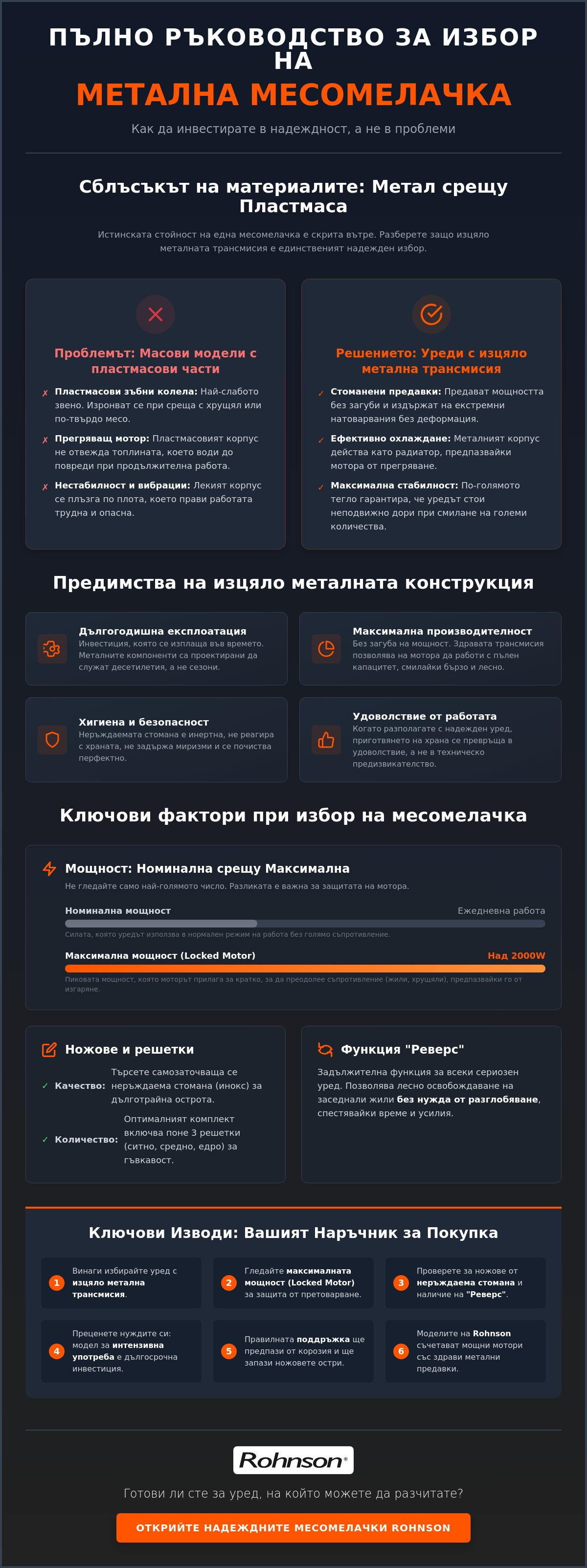 метална месомелачка цена