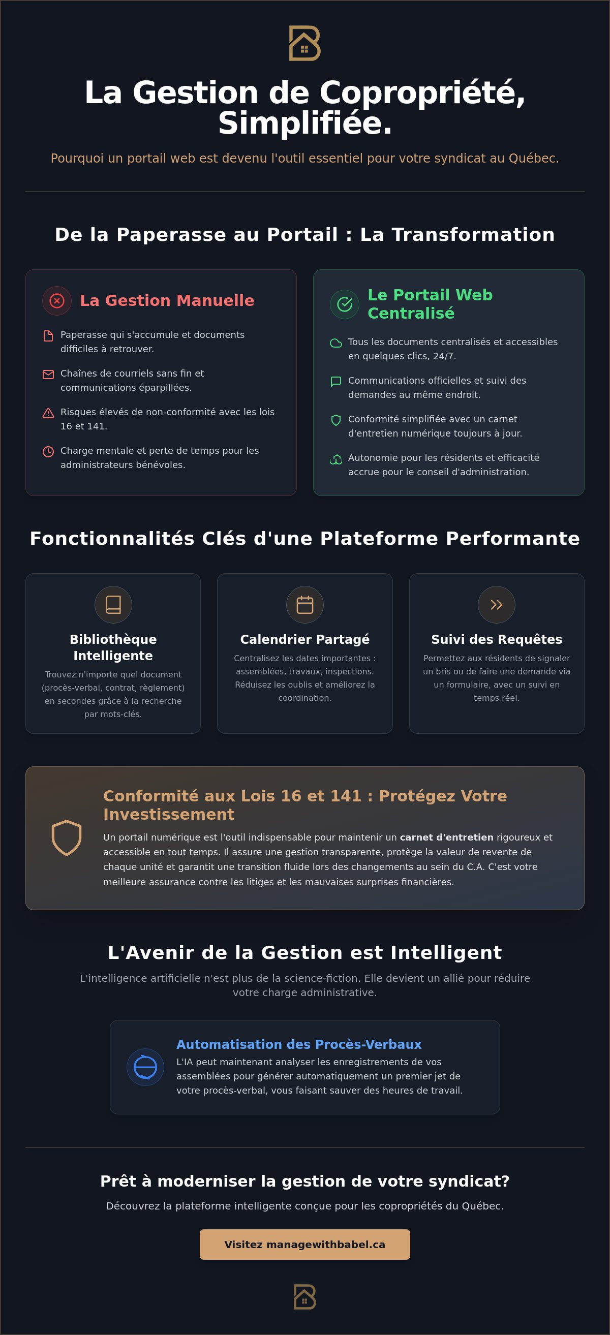 Portail web copropriétaires