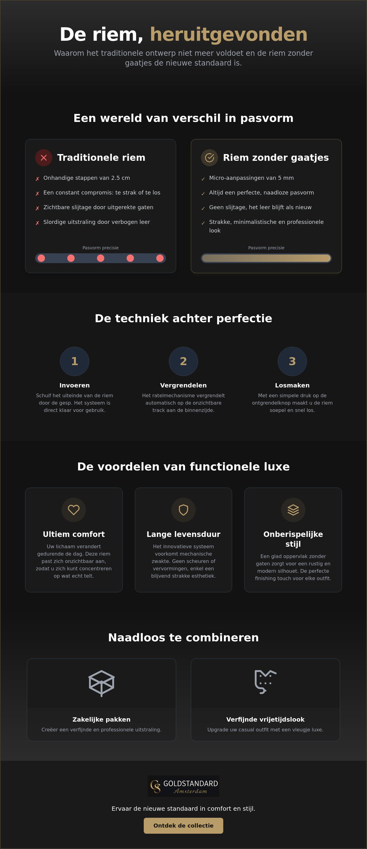 Riem zonder gaatjes
