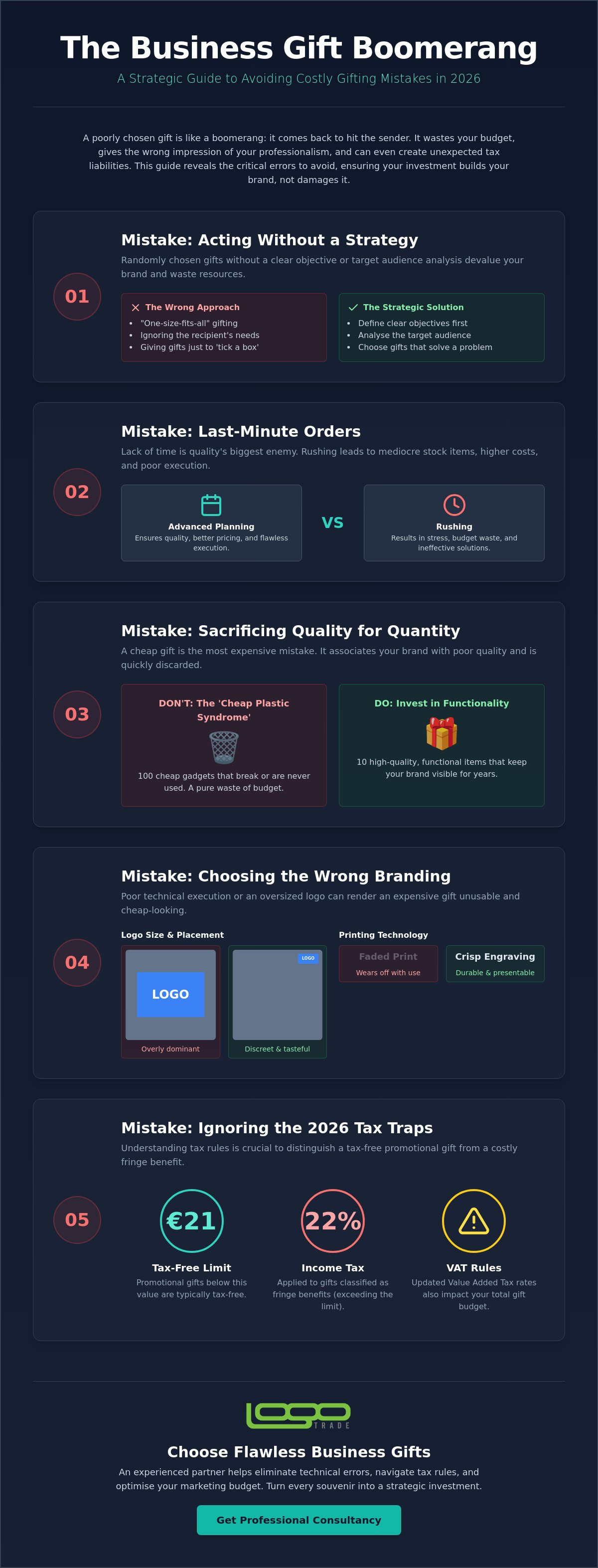 What to avoid when choosing business gifts