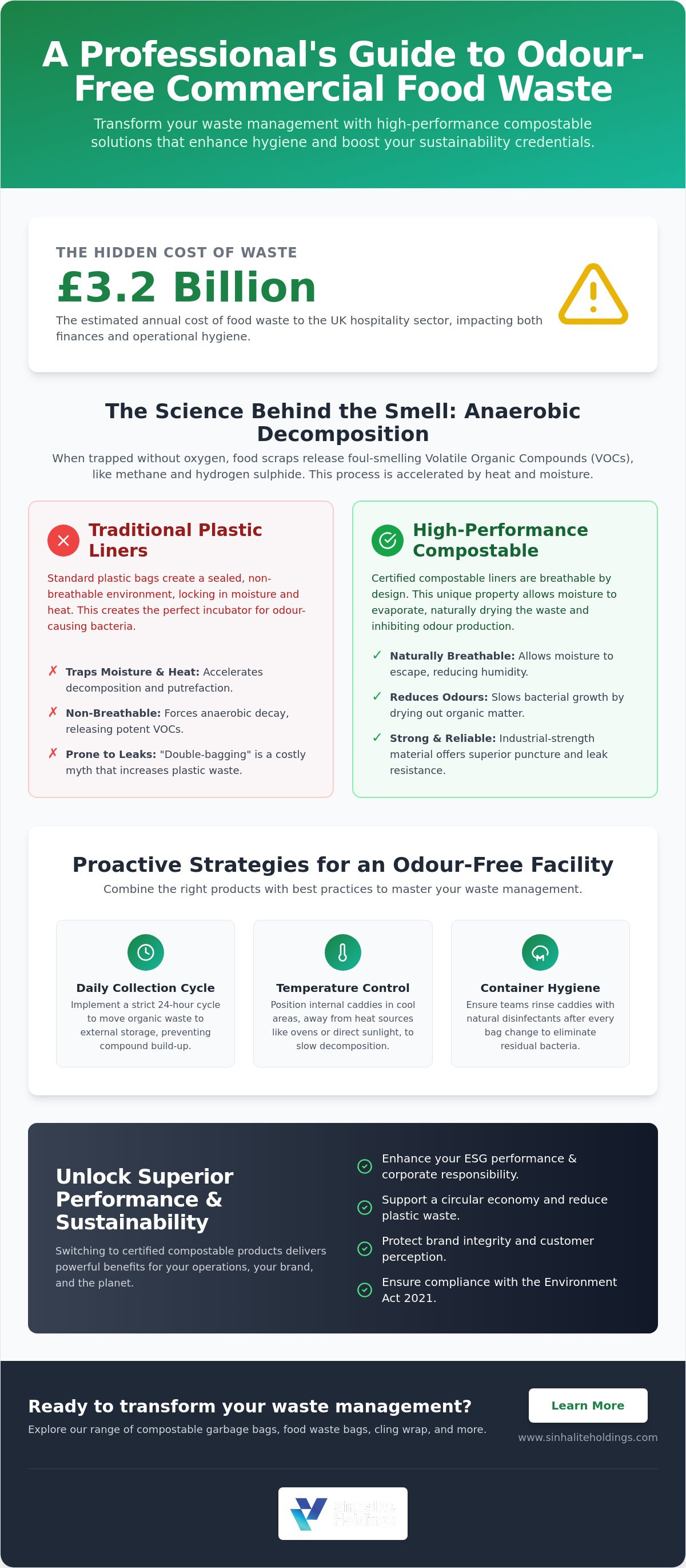 How to deal with smelly commercial food waste