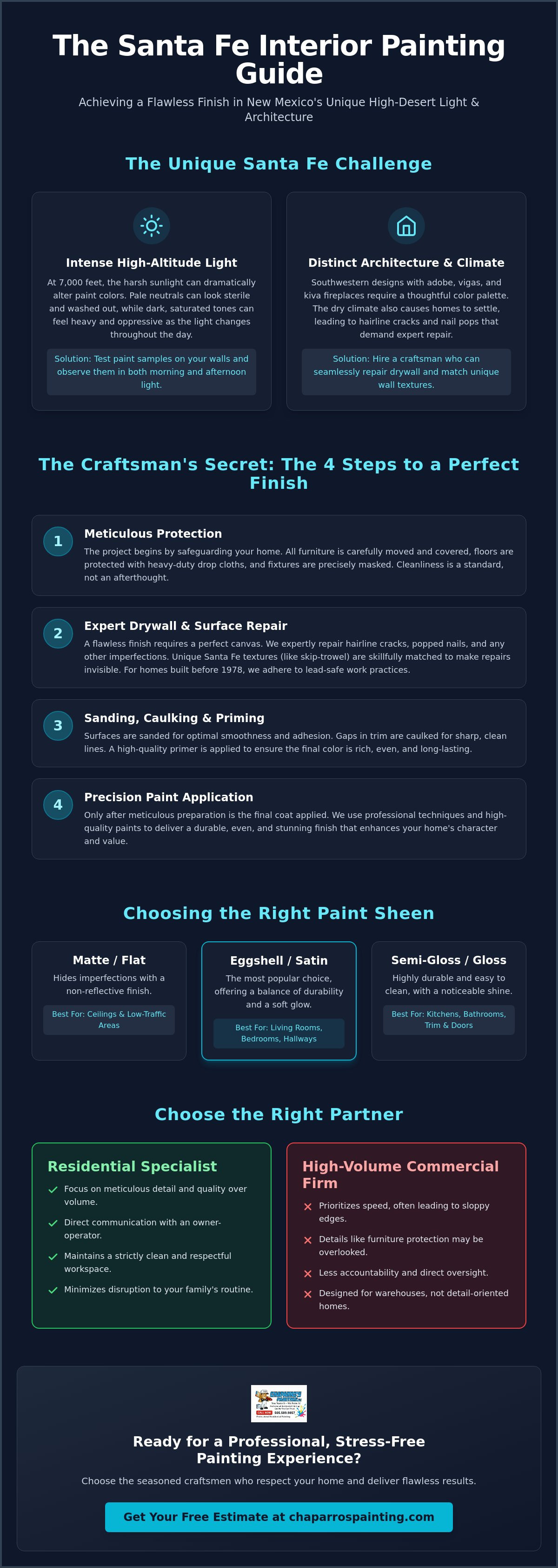 Interior painting Santa Fe NM