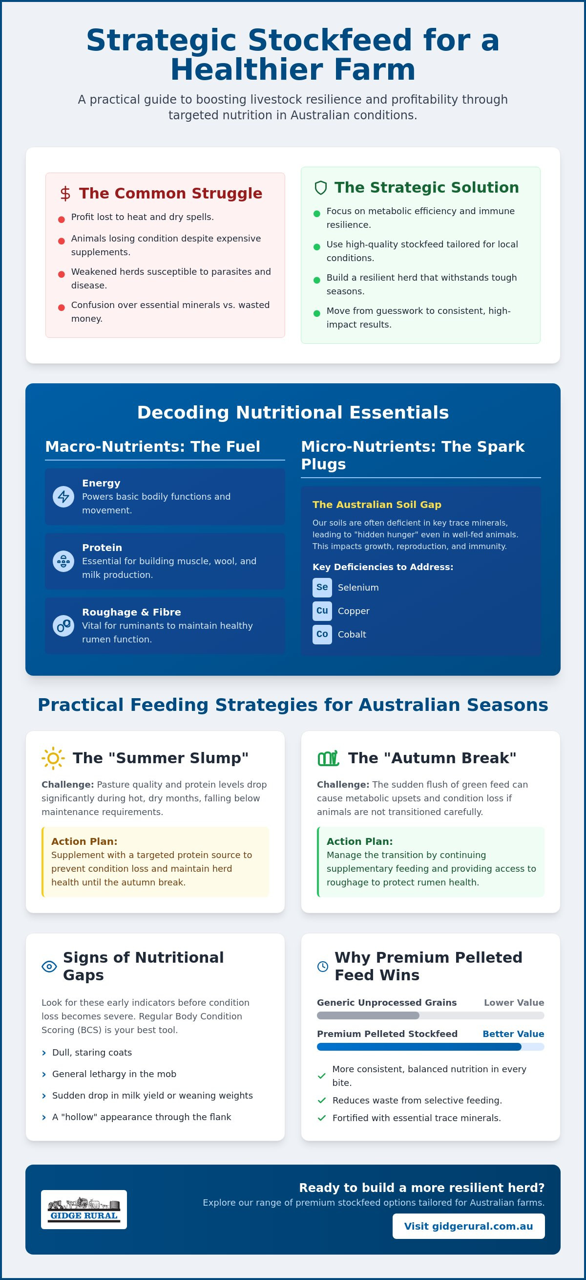 Improve livestock health with feed