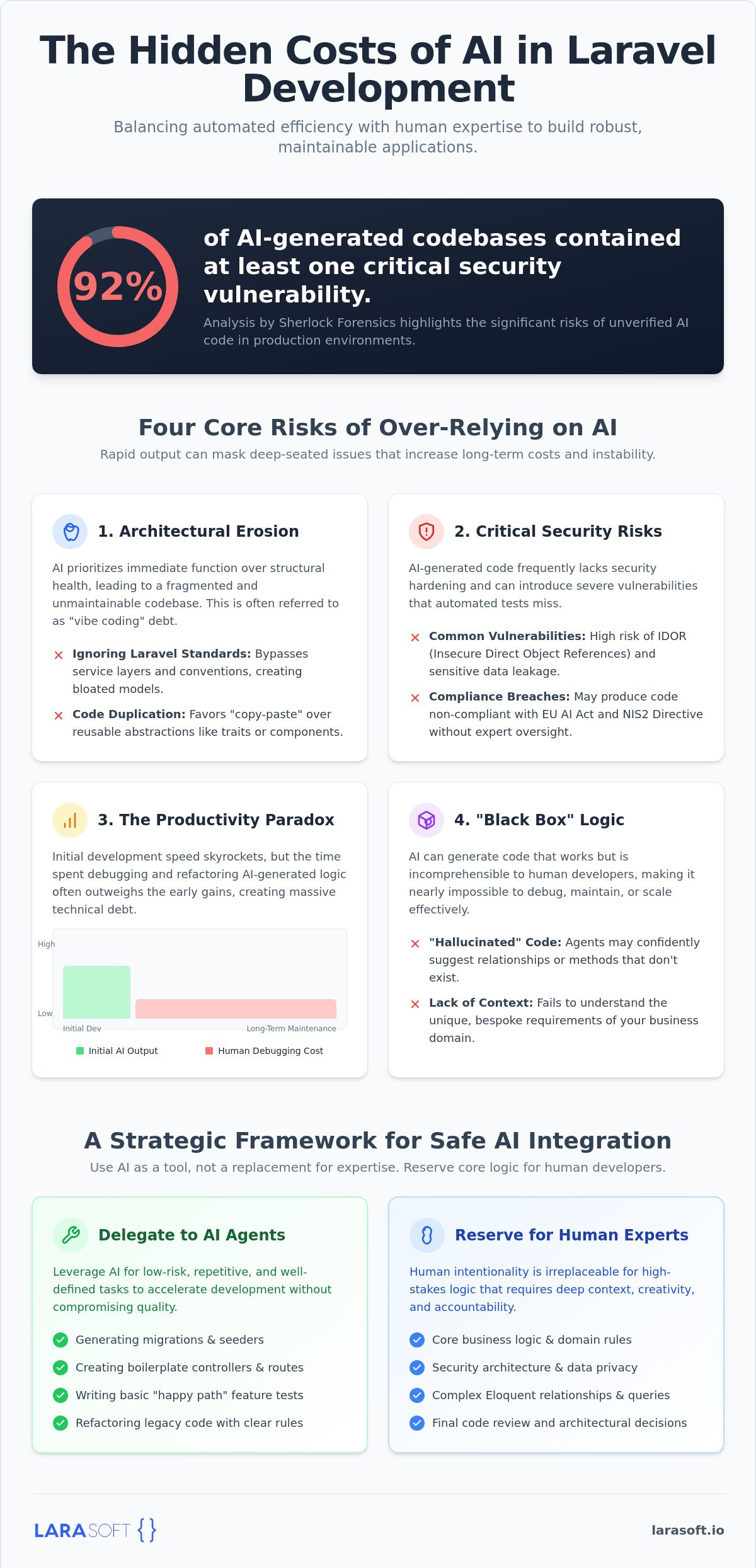 The downsides of using AI with laravel