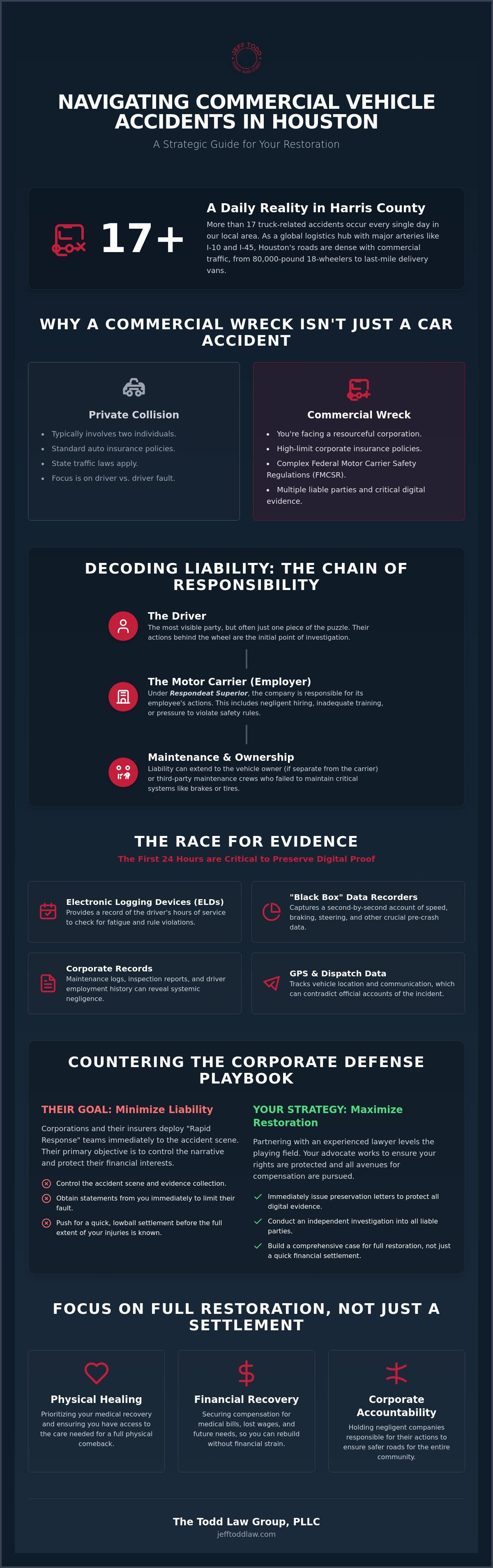 Commercial vehicle accident lawyer Houston