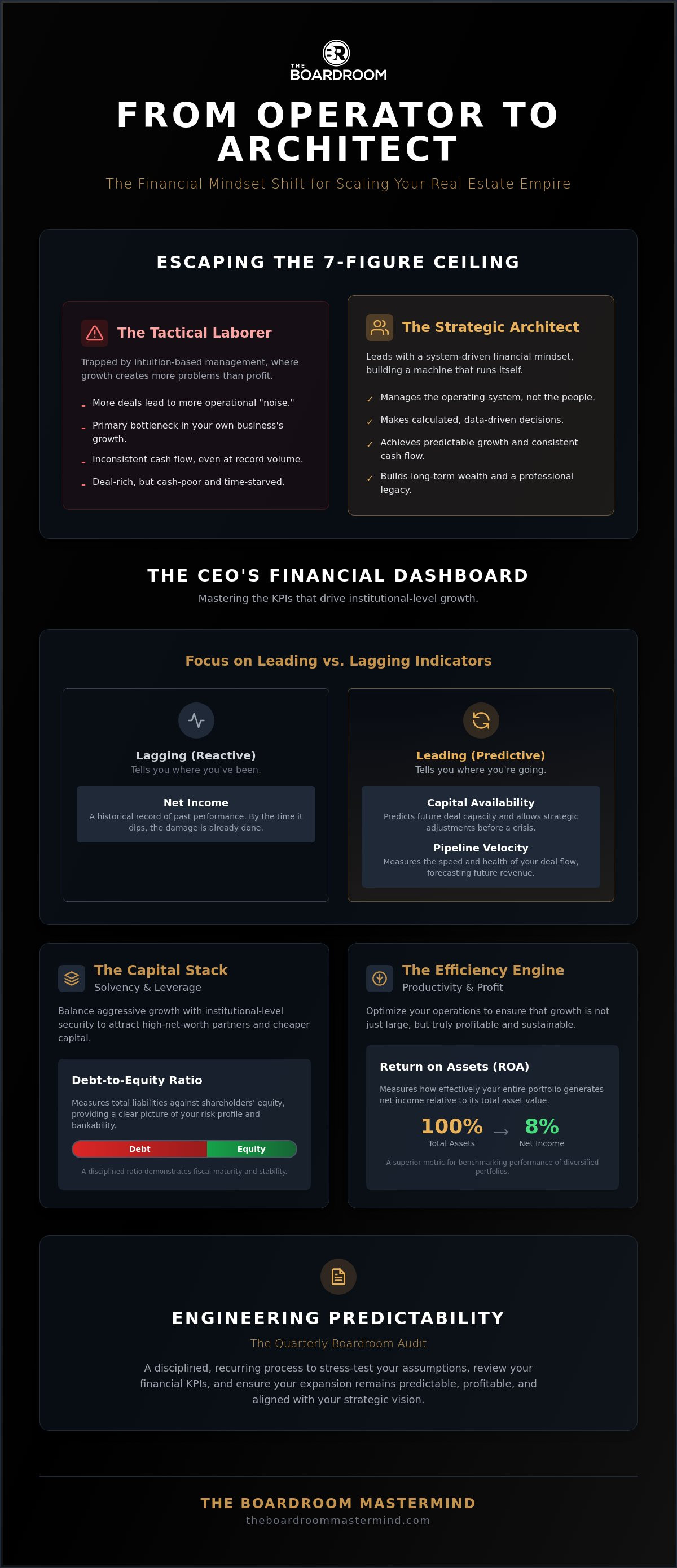 Financial kpis for scaling a real estate business