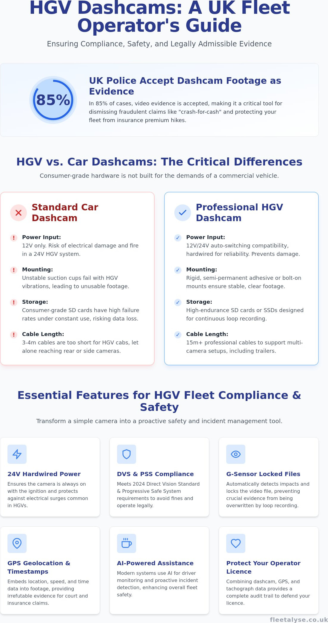 Best dashcams for HGV drivers UK