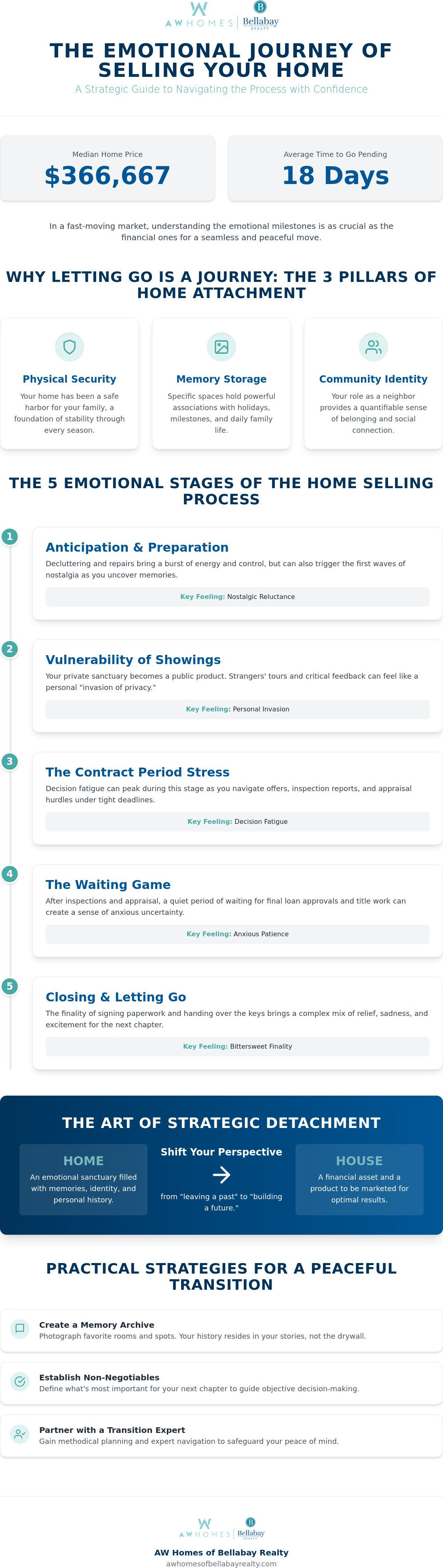 Emotional stages of selling the family home