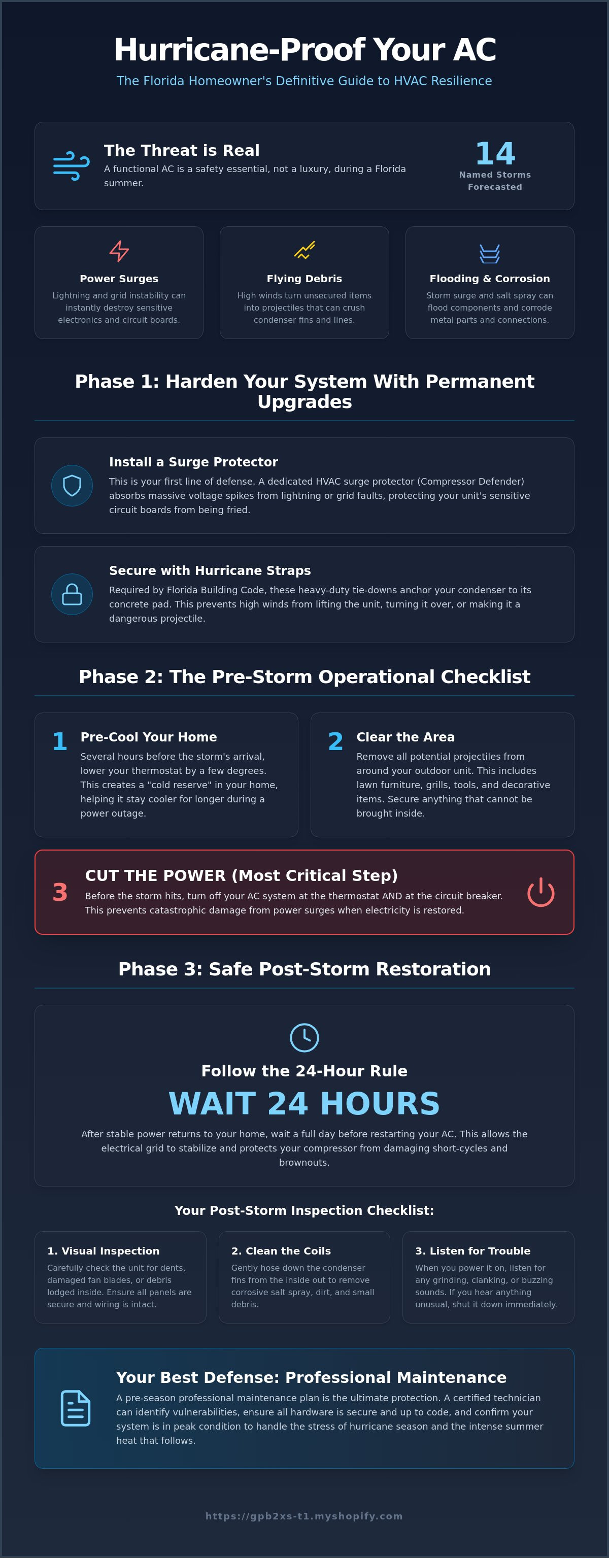 Preparing your ac for hurricane season