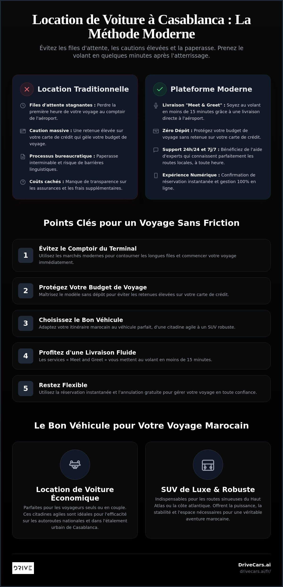 Location voiture aéroport Casablanca