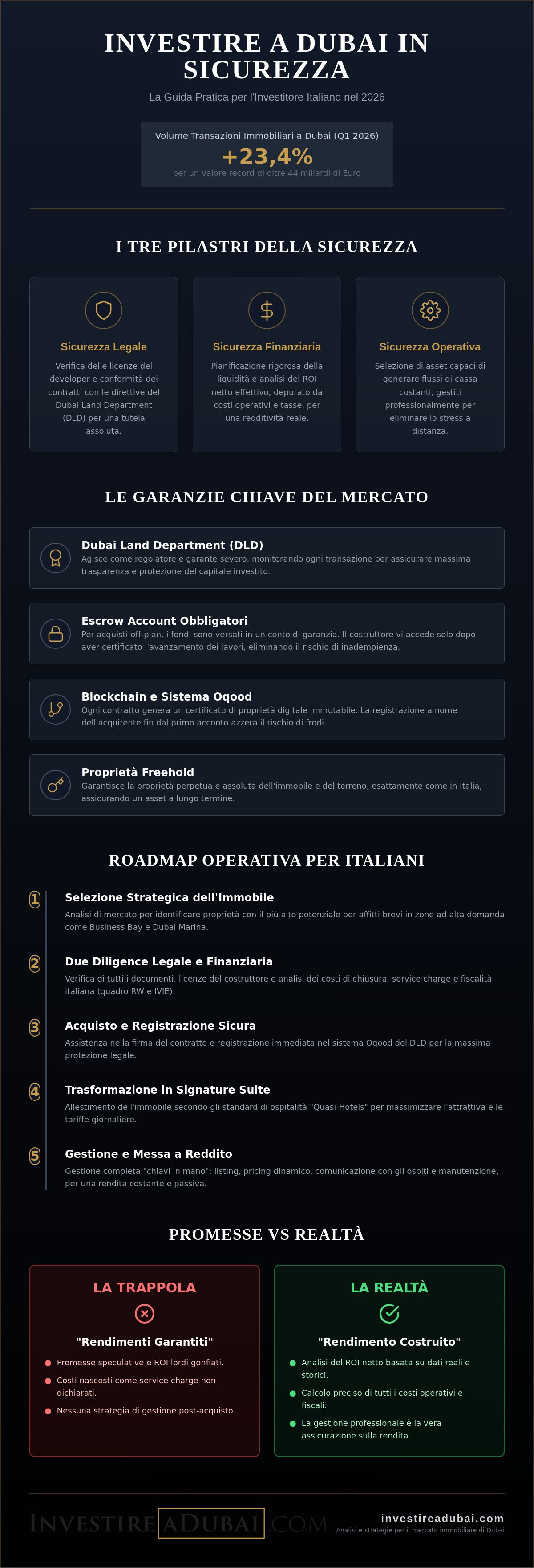 Investimento immobiliare Dubai rischi