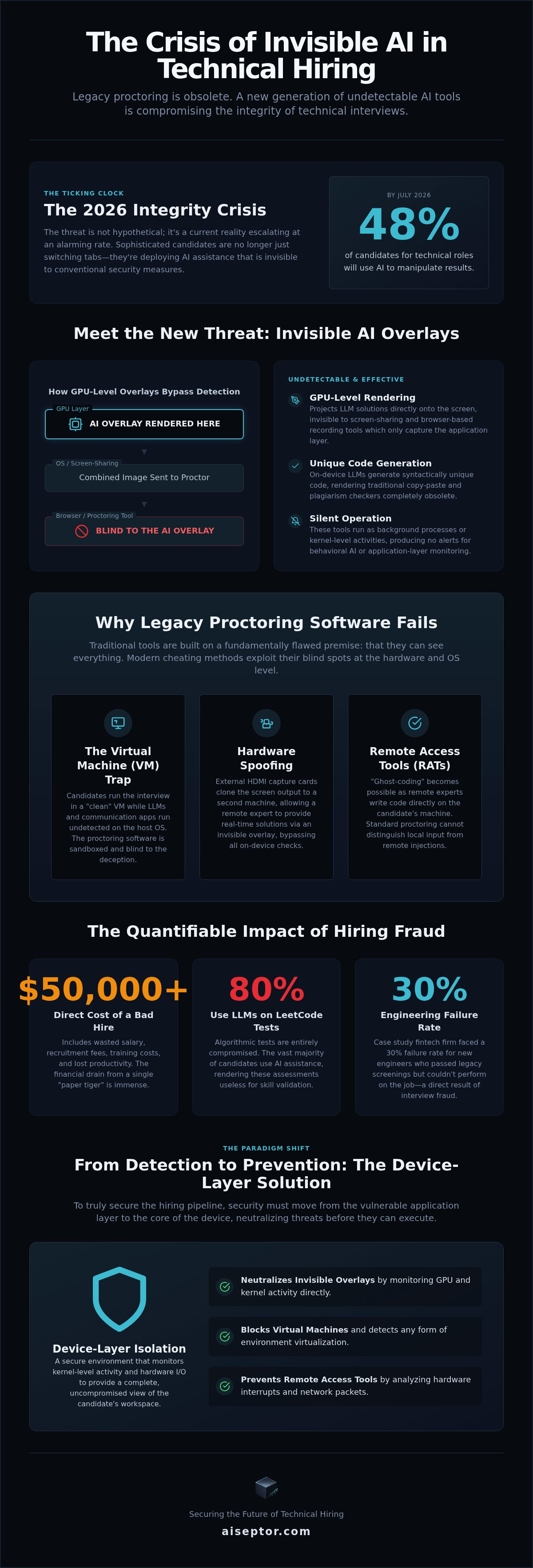 Prevent technical interview cheating