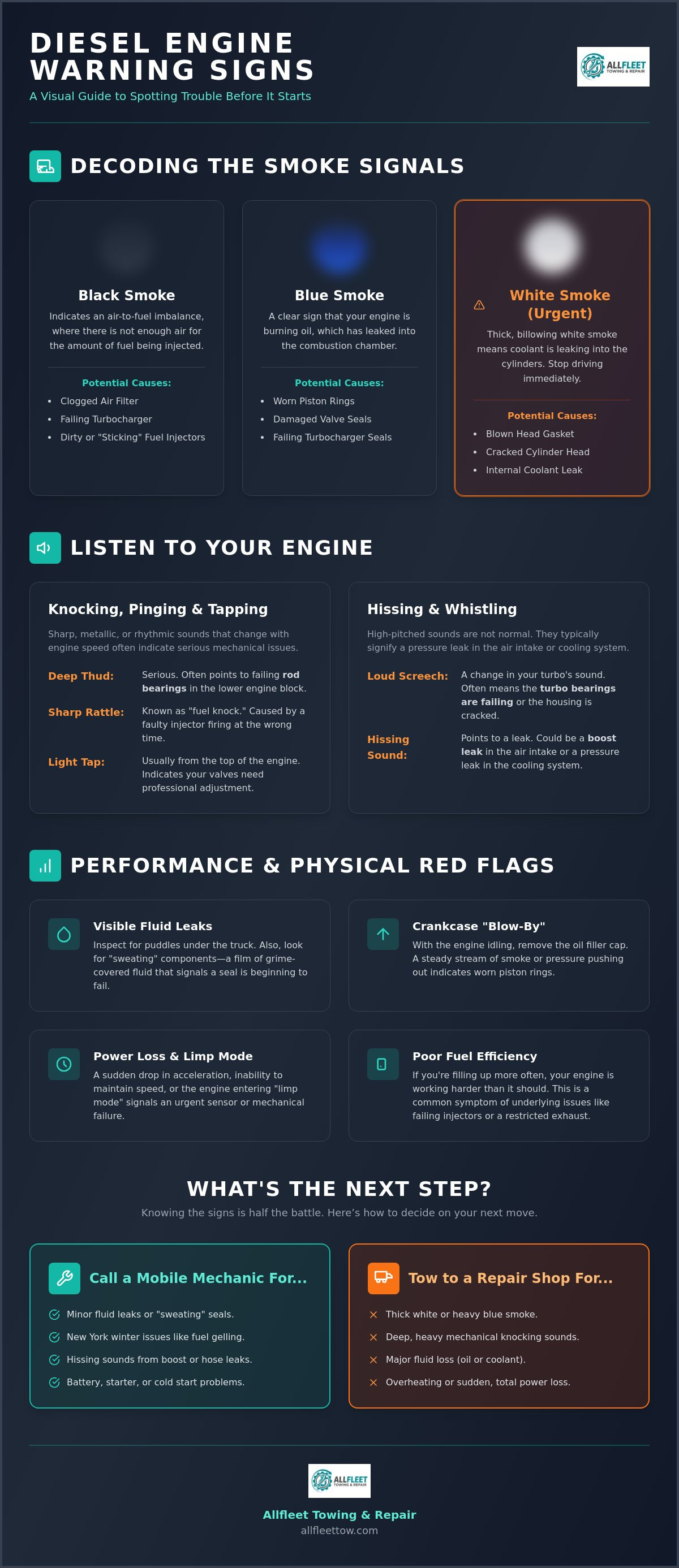 Signs your diesel engine needs repair
