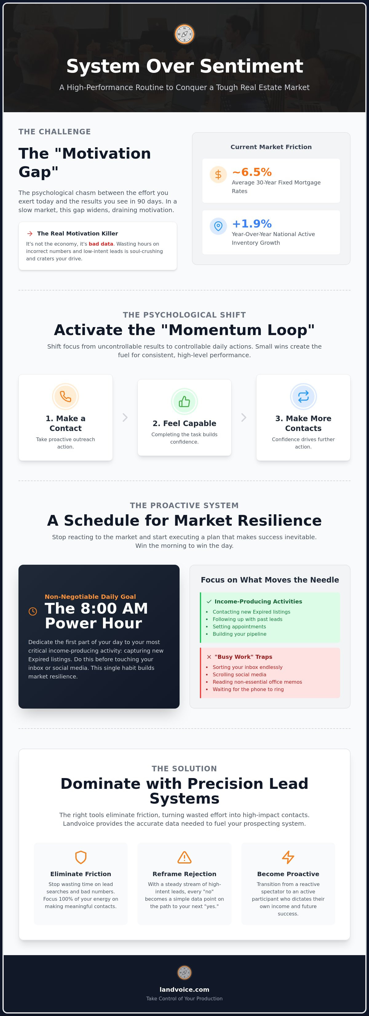 How to stay motivated in a tough market