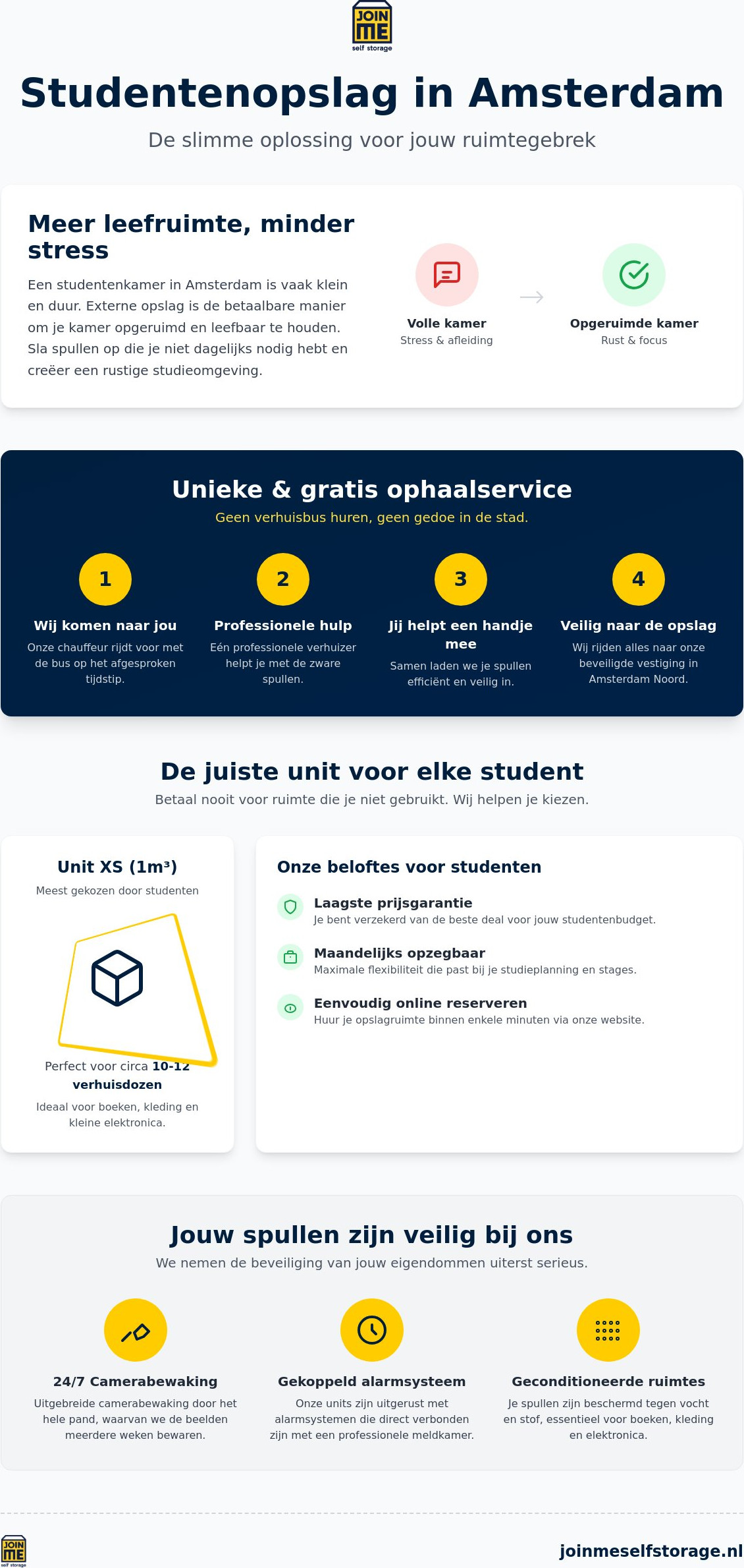 Studentenopslag Amsterdam