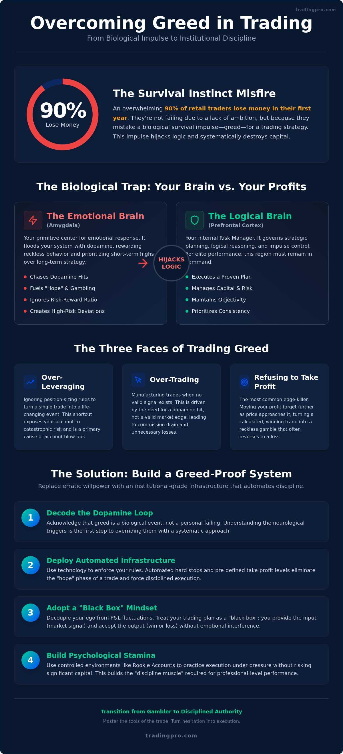 How to overcome greed in trading