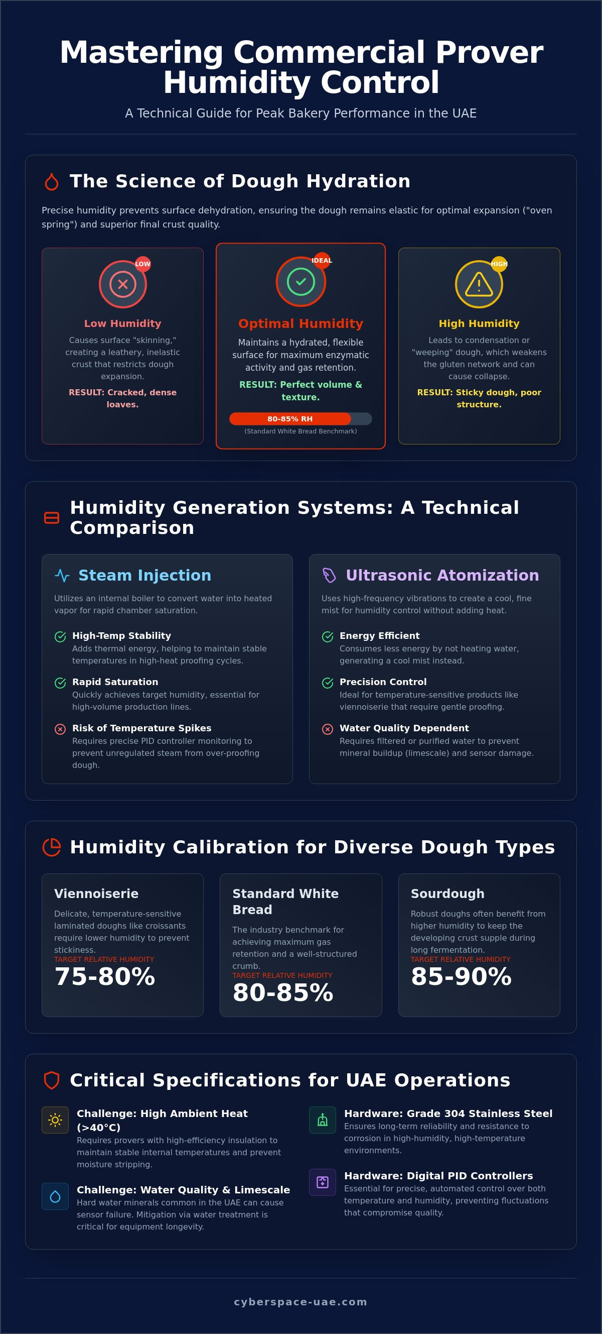 Commercial prover humidity control