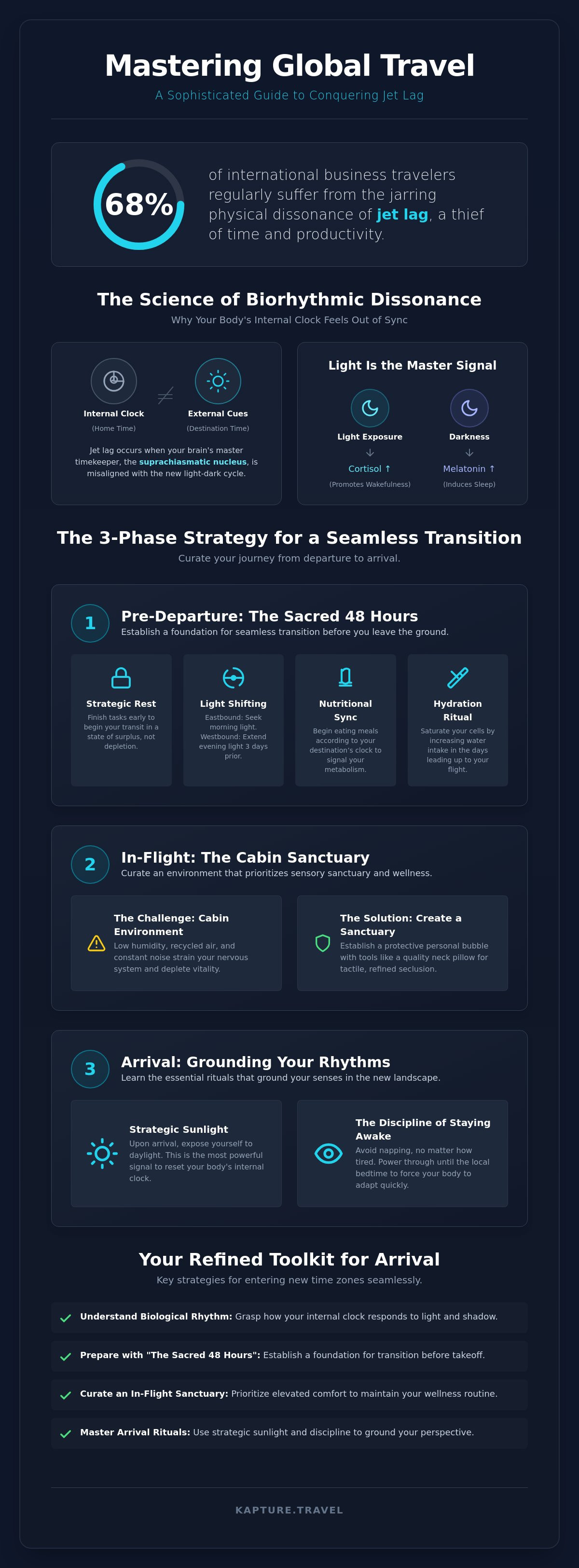 Jet lag prevention tips