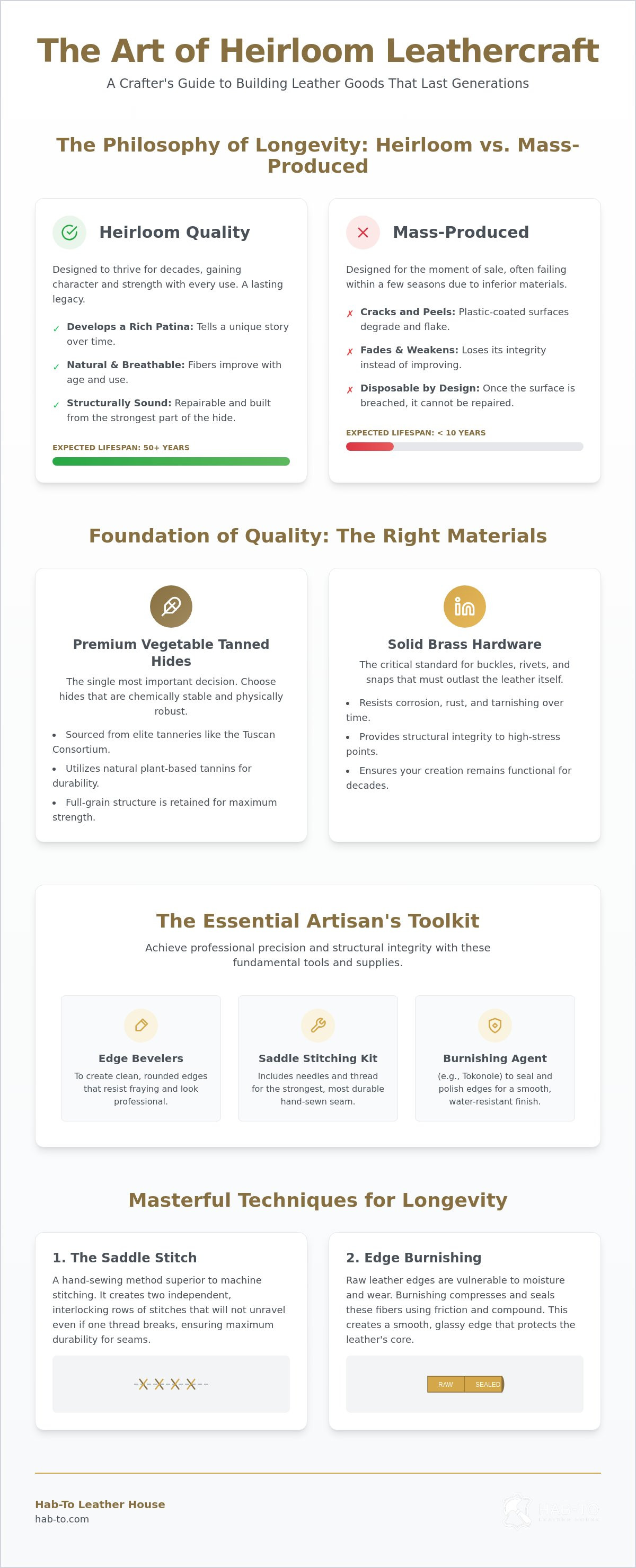 Creating heirloom quality leather goods