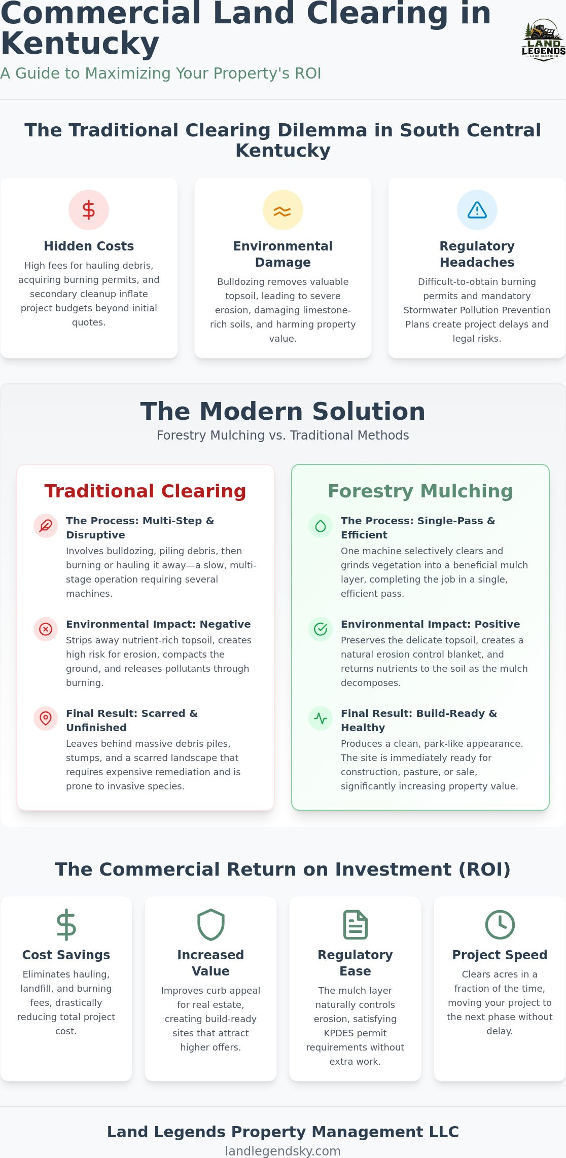 Commercial land clearing Kentucky
