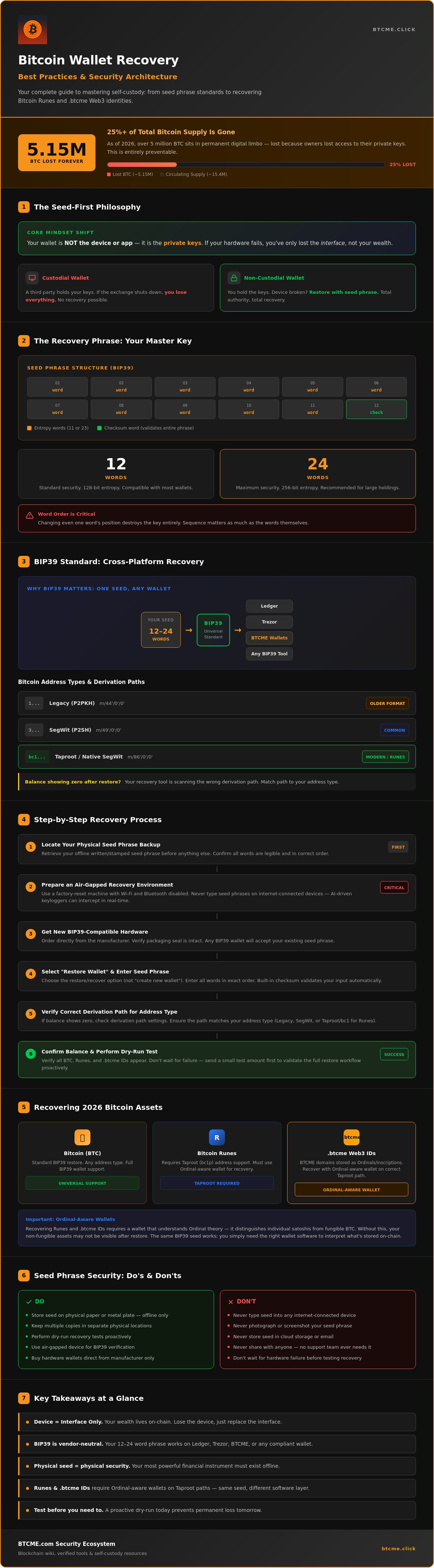 Bitcoin wallet recovery best practices