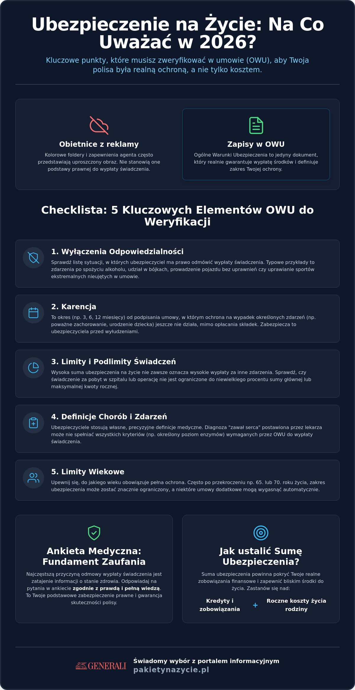 Ubezpieczenie na życie na co uważać