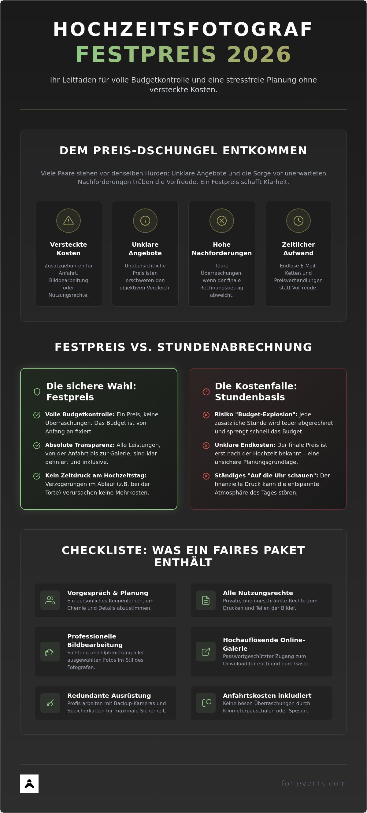 Hochzeitsfotograf Festpreis