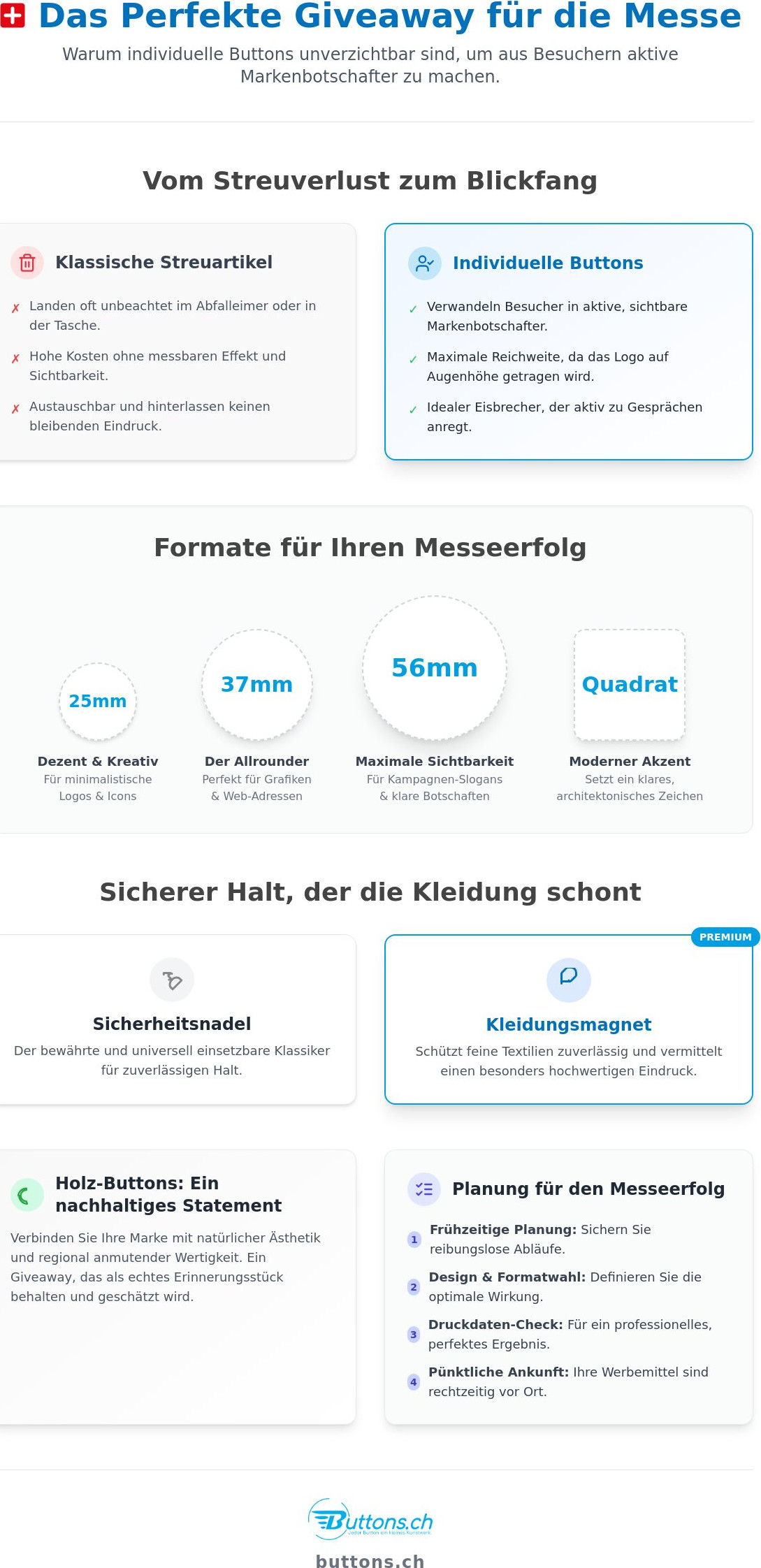 Giveaway für Messe Schweiz