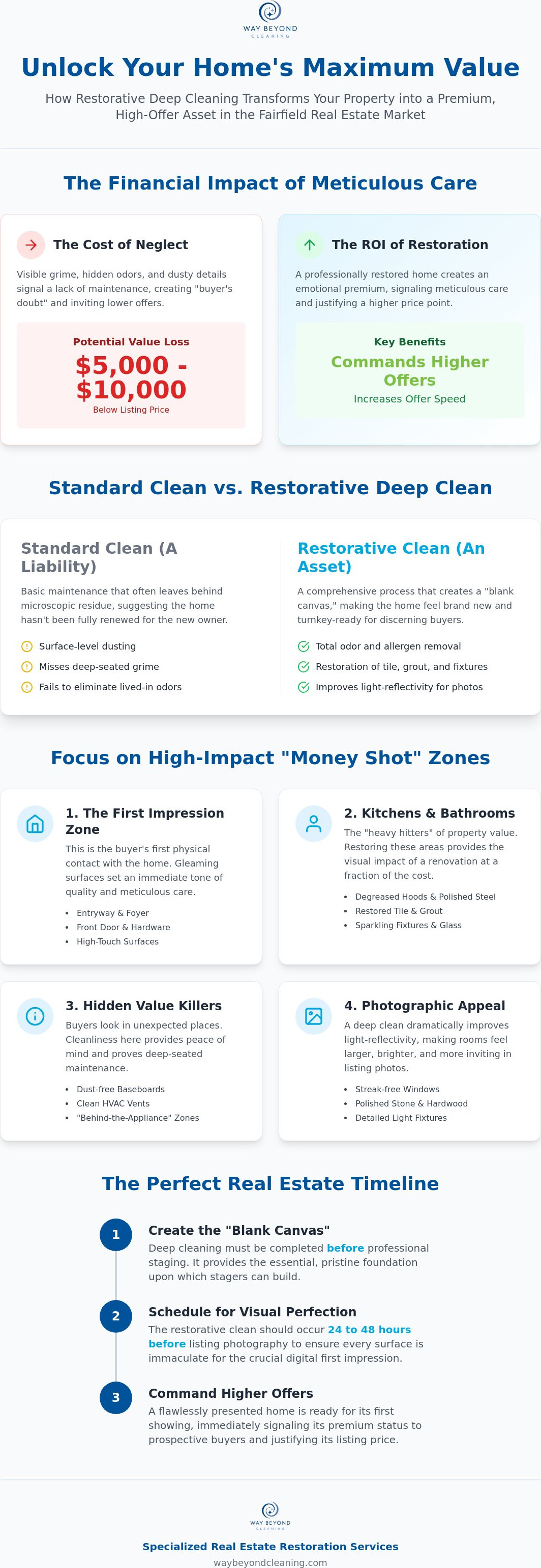 Increase property value with deep cleaning Fairfield