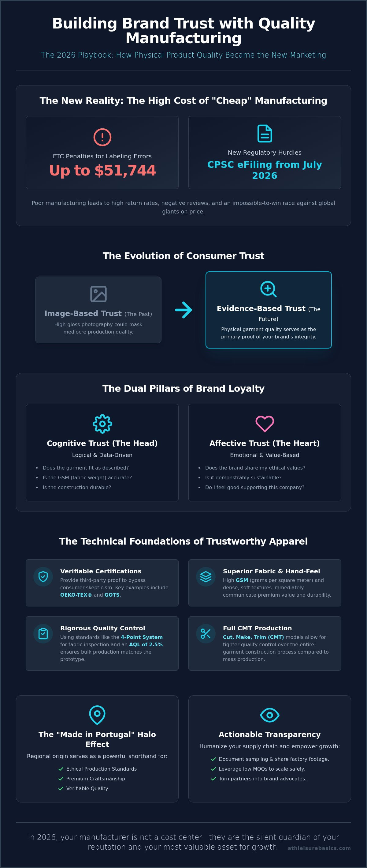 How to build brand trust with quality manufacturing