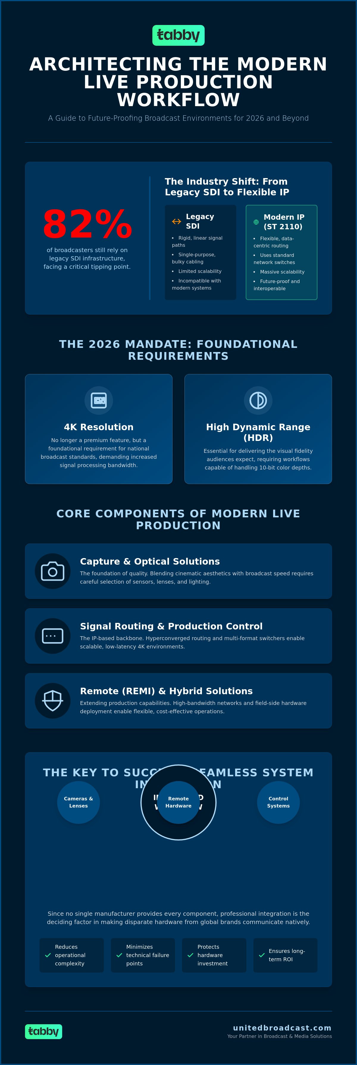 Live production workflow solutions