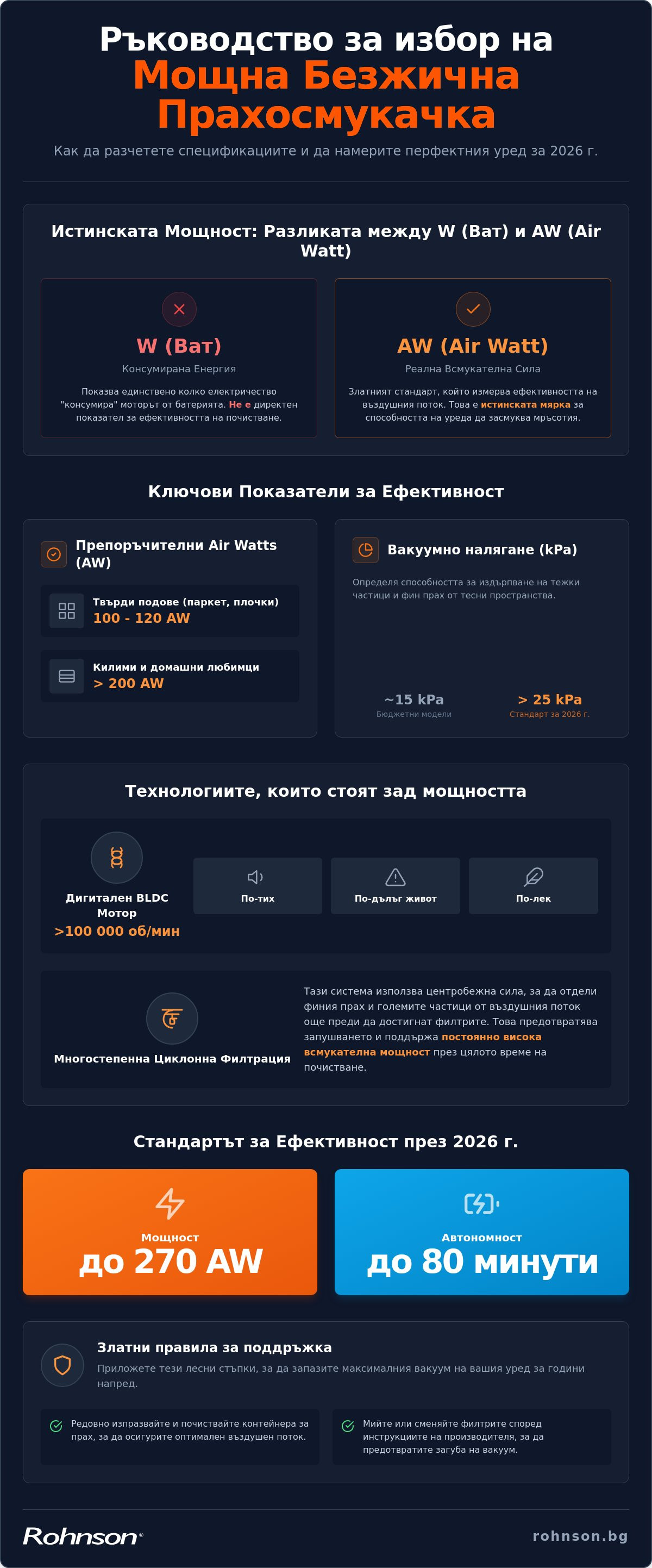 мощна безжична прахосмукачка
