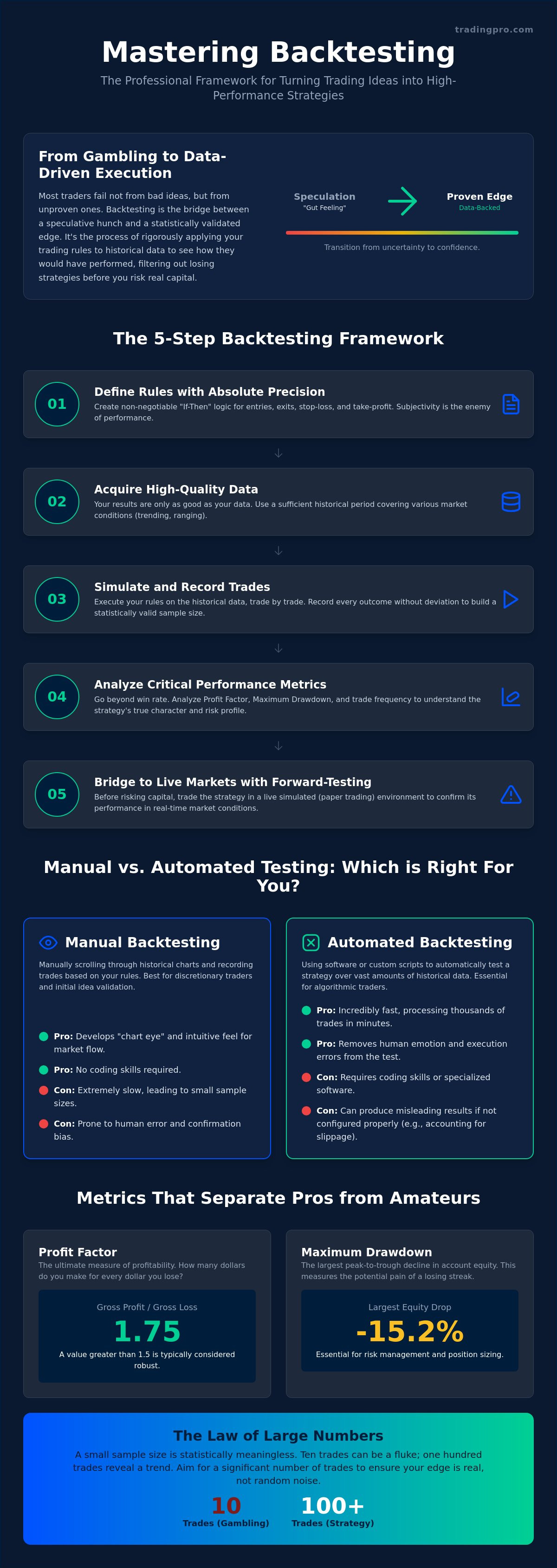 How to backtest a trading strategy