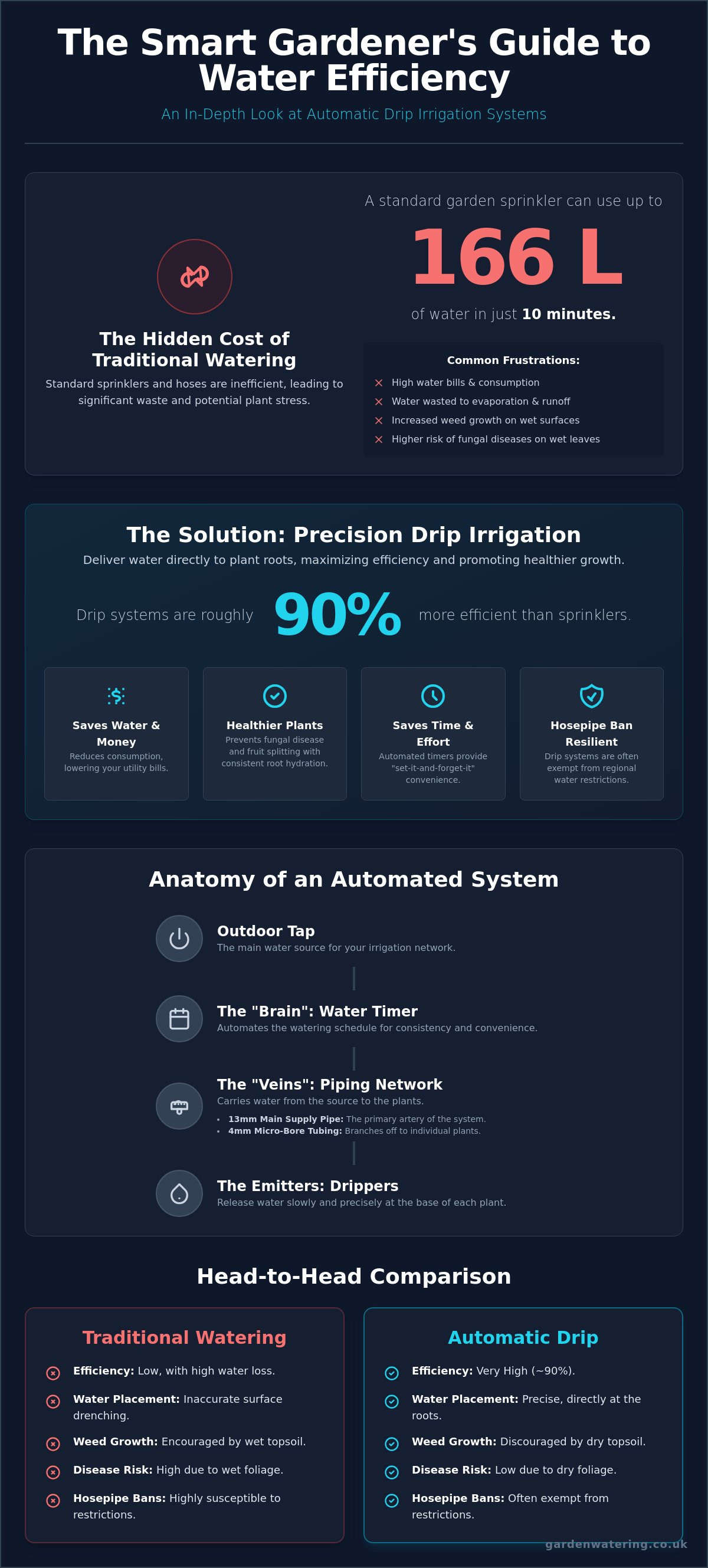 Automatic drip irrigation system