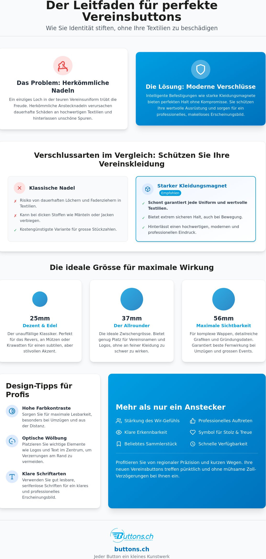 Mitgliederbuttons für Vereine