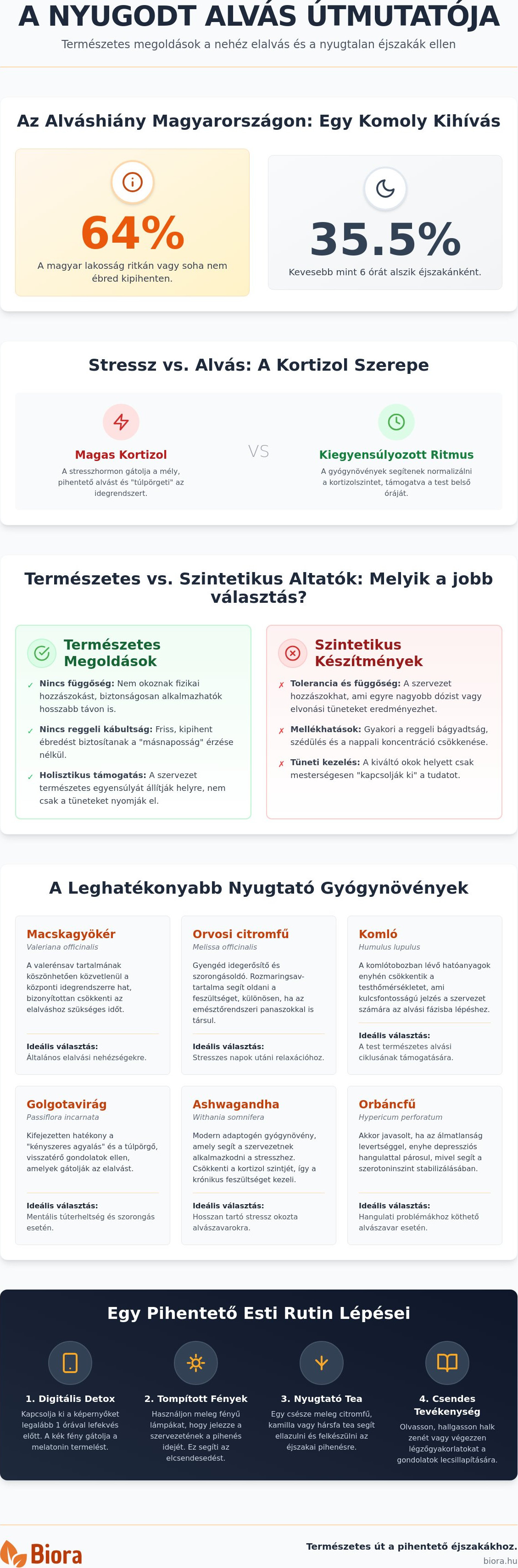Nehéz elalvás ellen gyógynövény