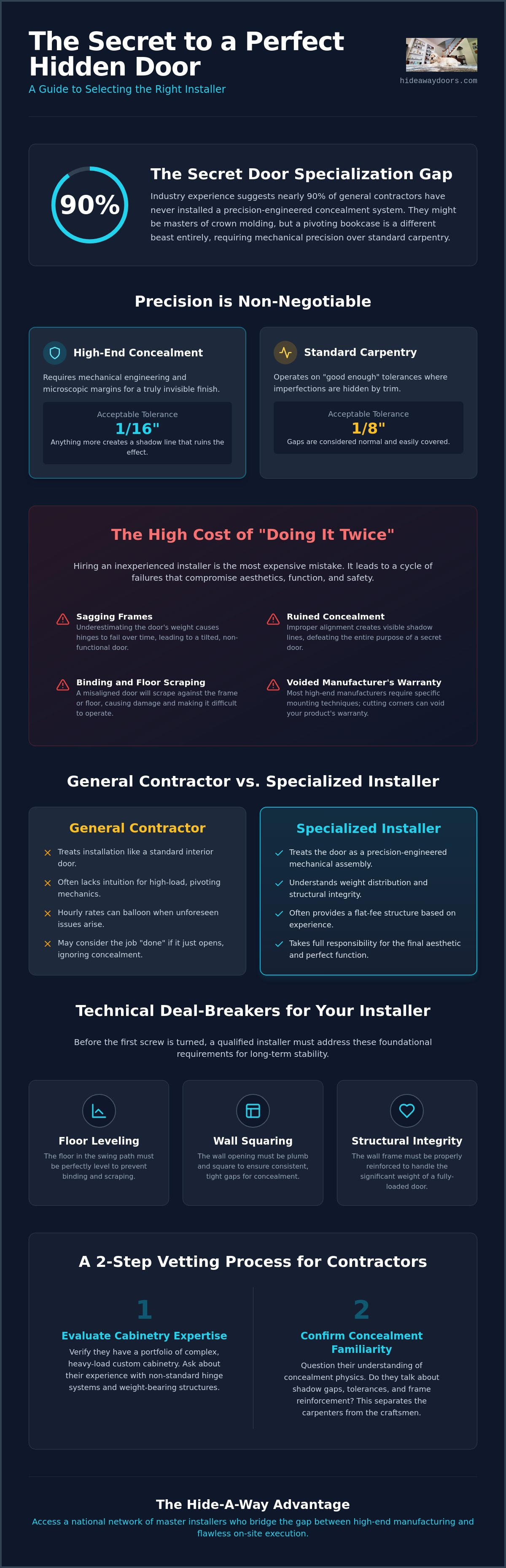 Hidden door contractors