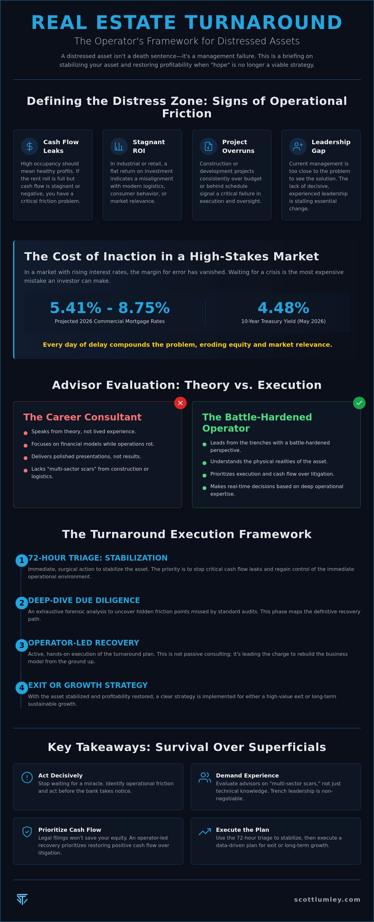 Real estate turnaround services