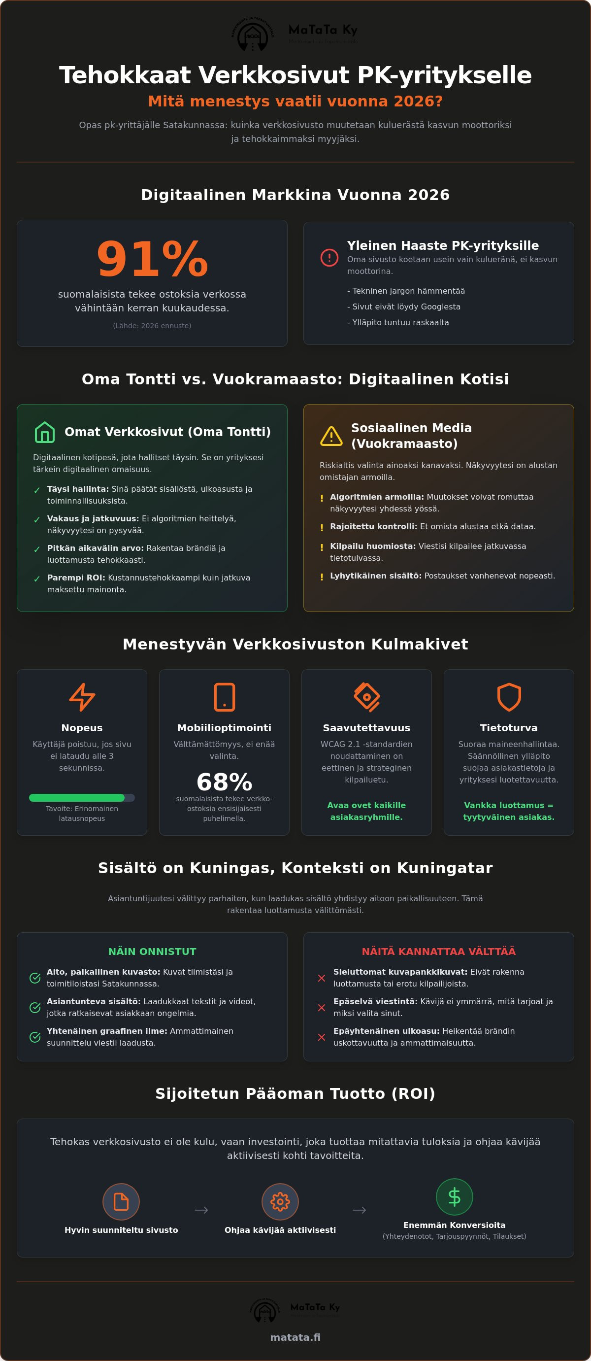 Tehokkaat verkkosivut pk-yritykselle