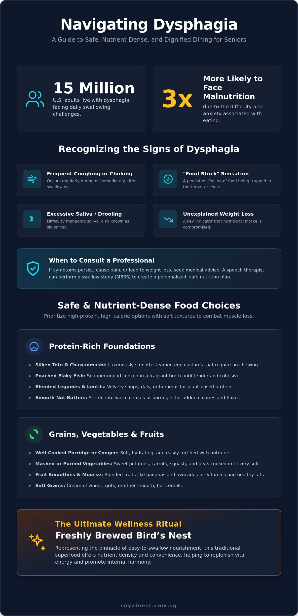 Easy to swallow food for seniors