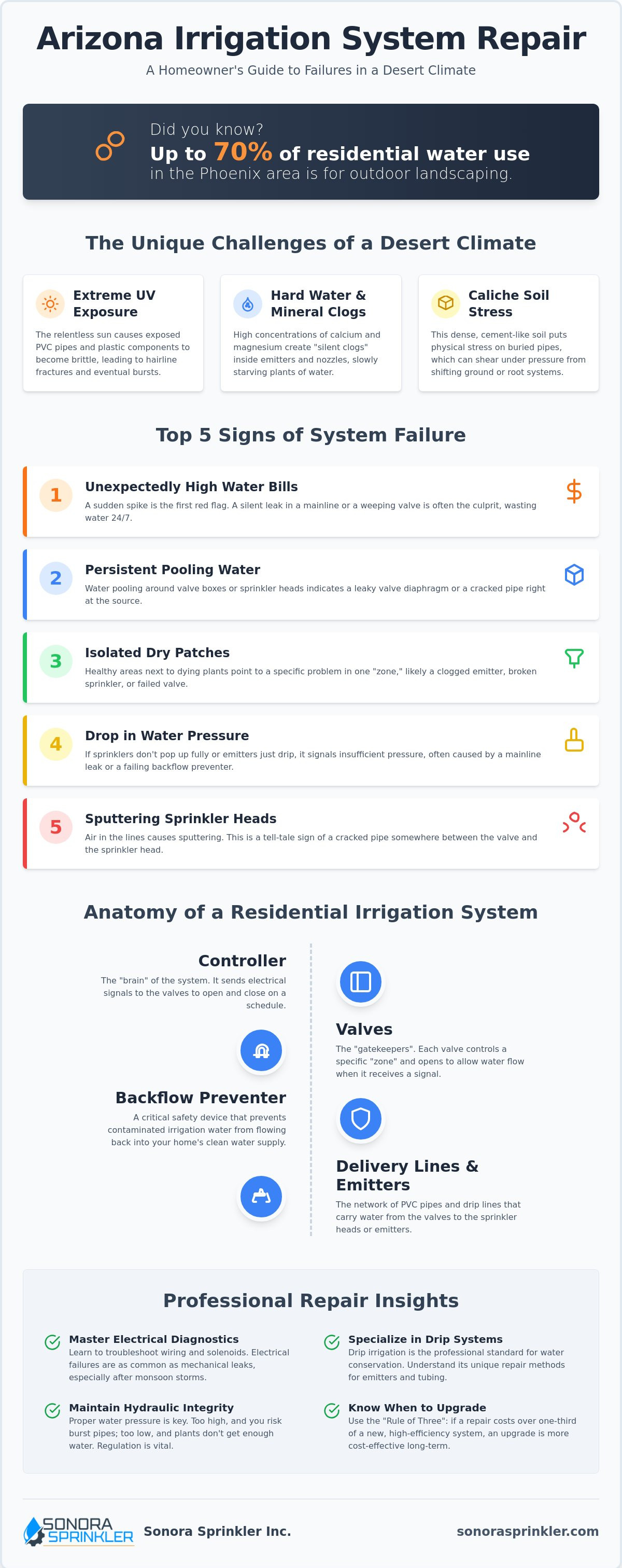 Irrigation system repair