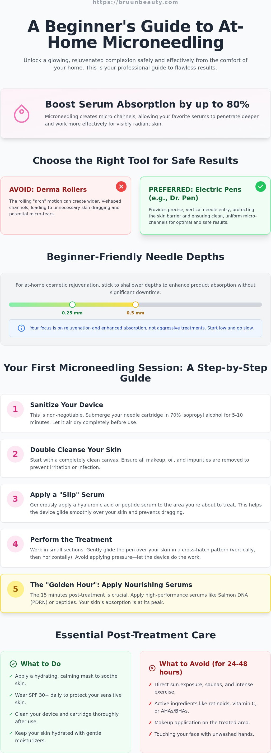 At-home microneedling for beginners