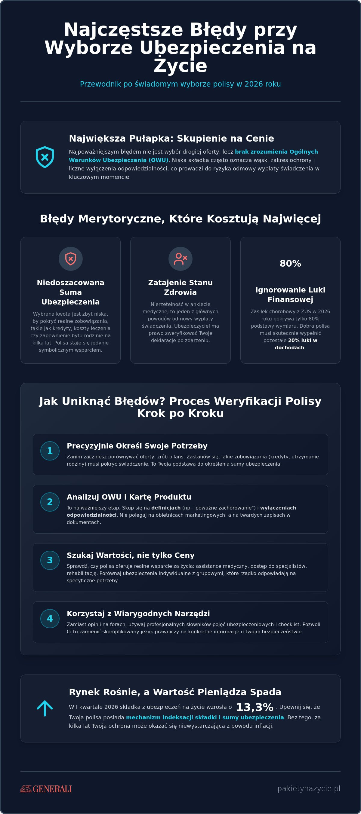 Błędy przy wyborze ubezpieczenia na życie
