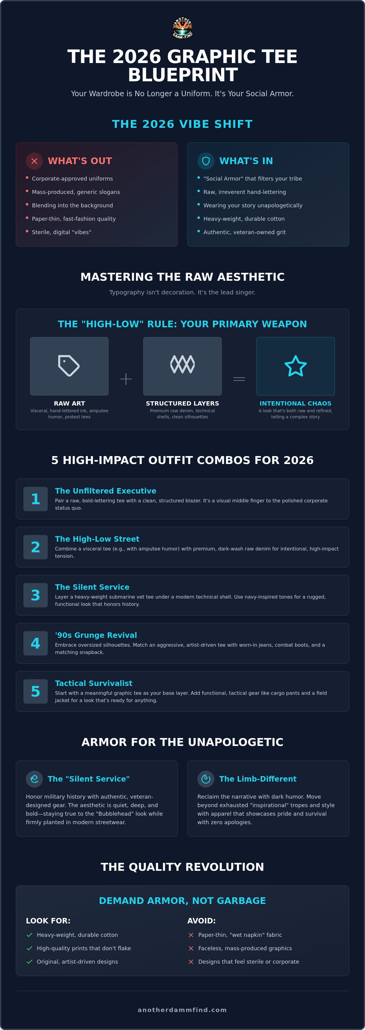 Graphic tee outfit ideas 2026