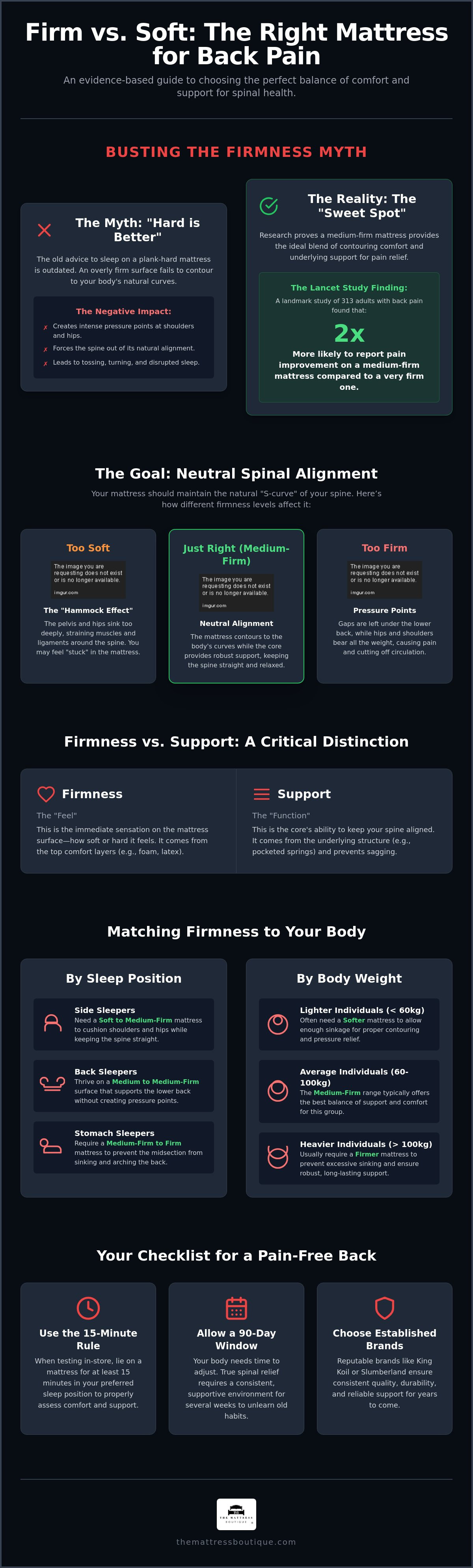 Is a firm or soft mattress better for back pain