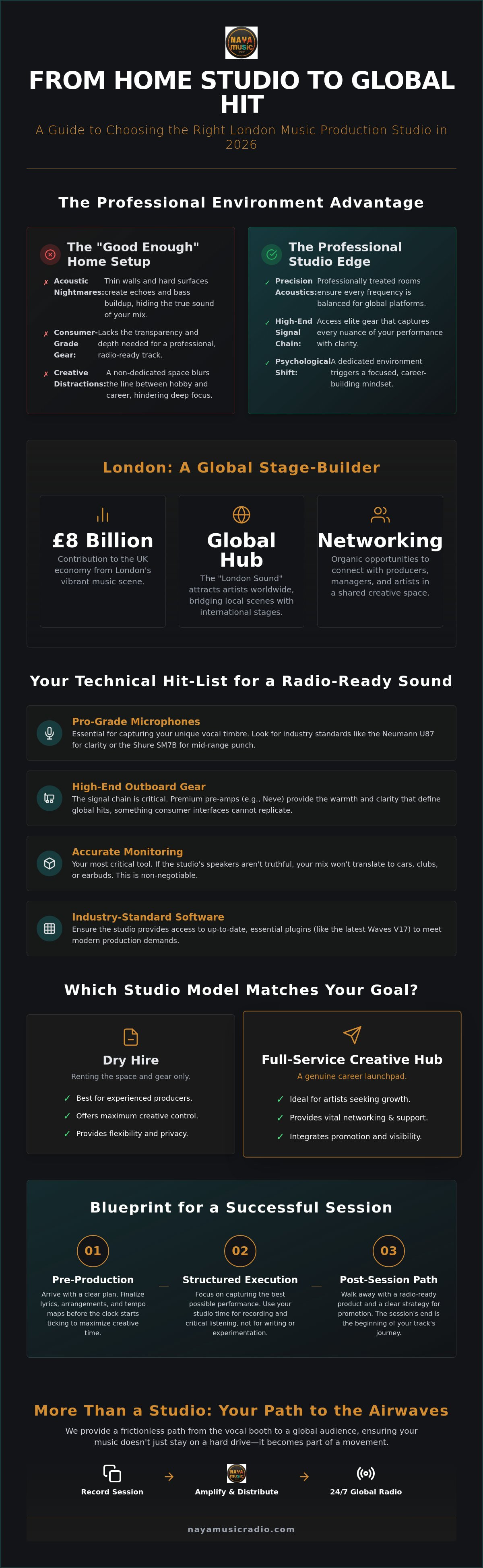 Music production studio hire London